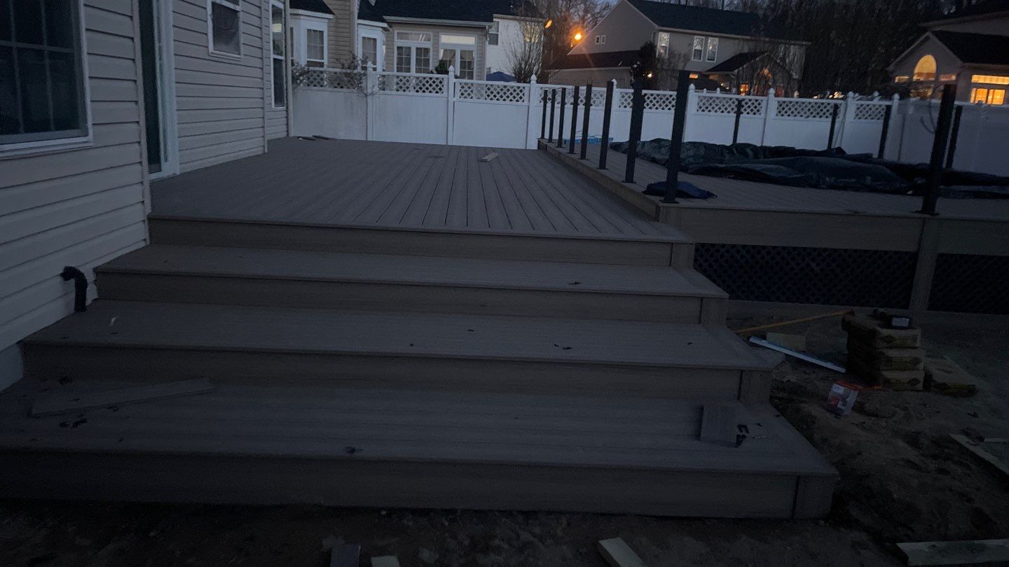 new pool deck in Howell by deck guardian