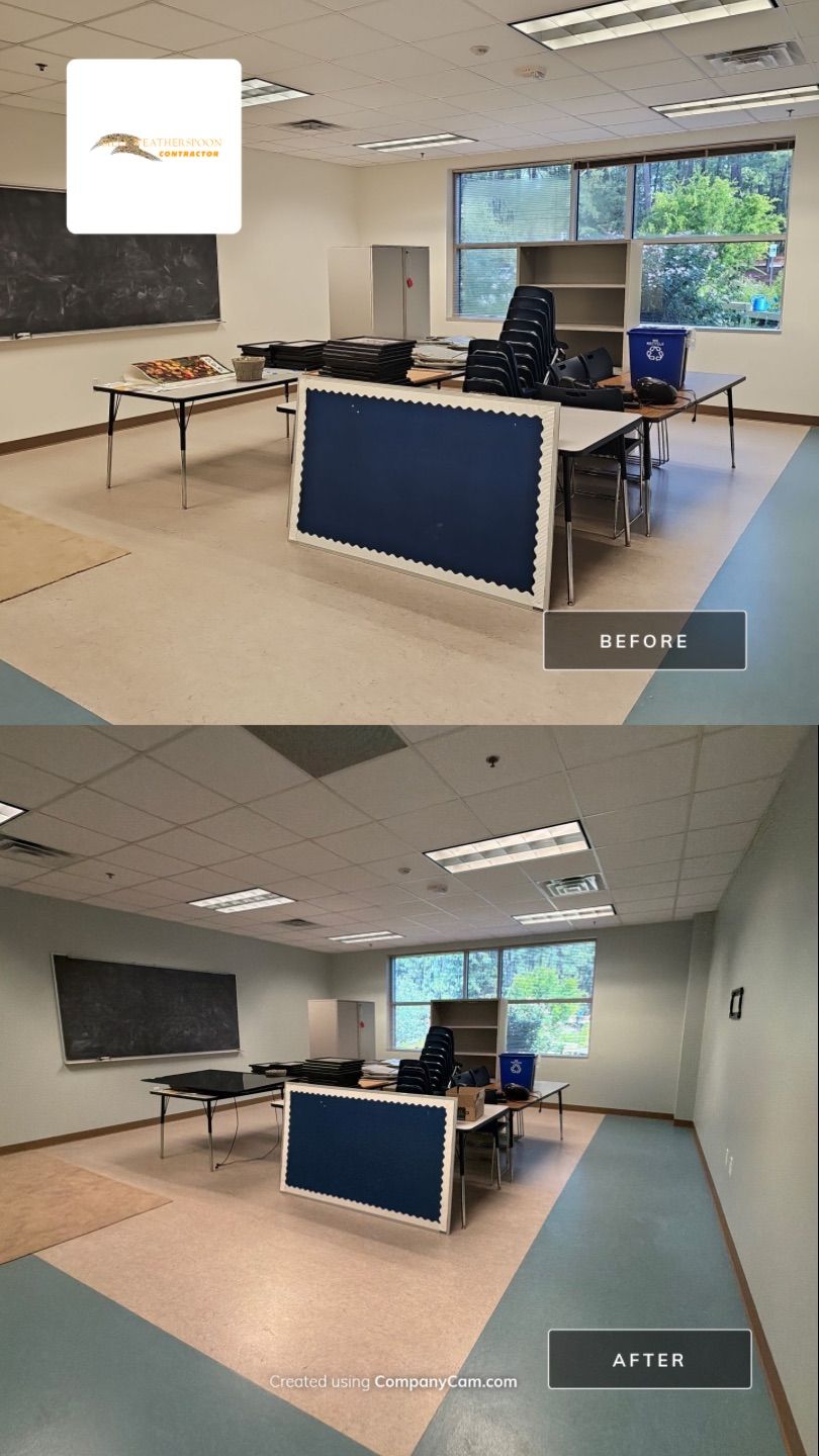 Interior Painting – Beth Myers Synagogue by Billy Weatherspoon Contractor