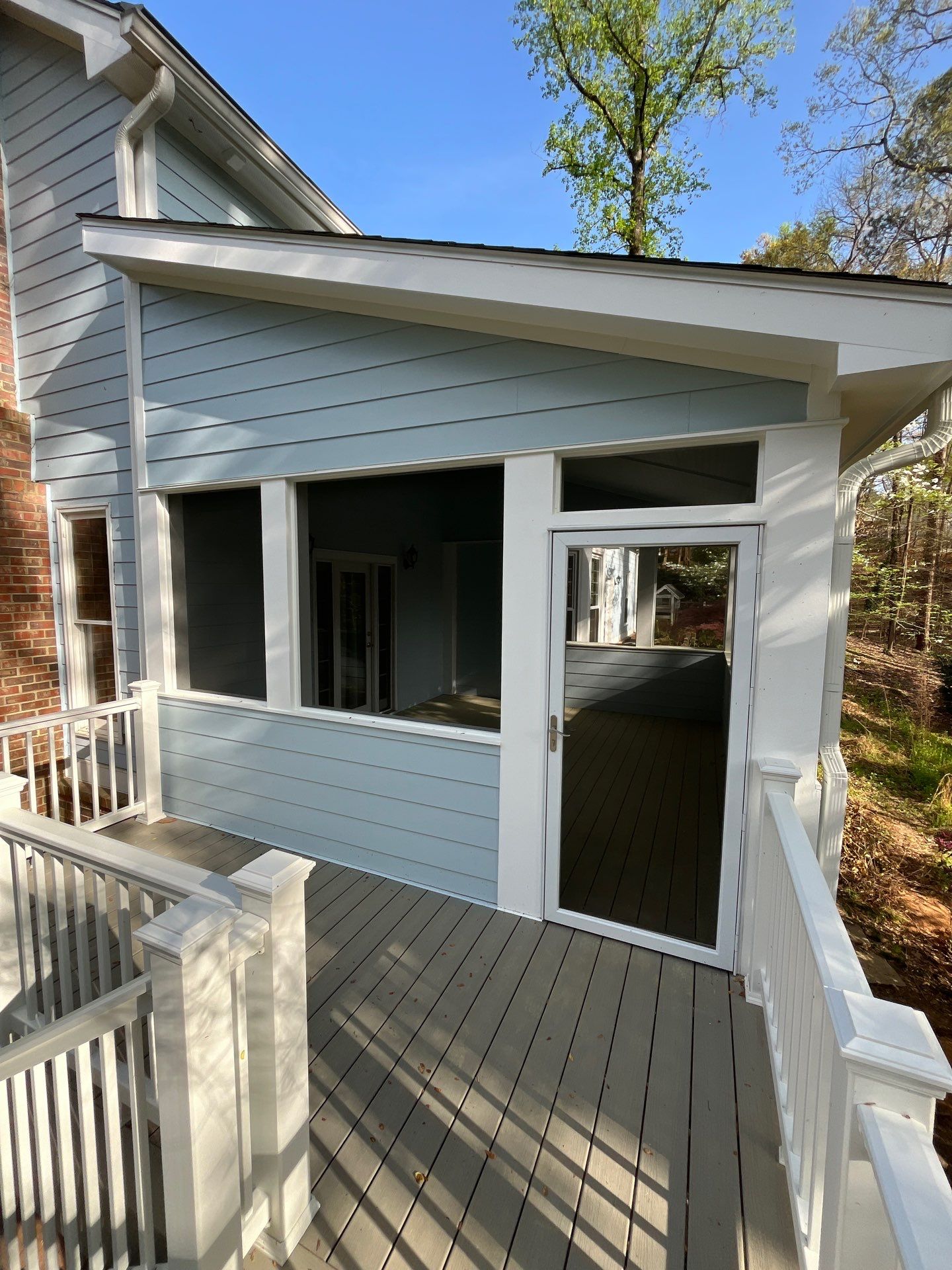 Trex Deck Build and Screen Porch Installation in Duluth, GA by Nelson Exteriors