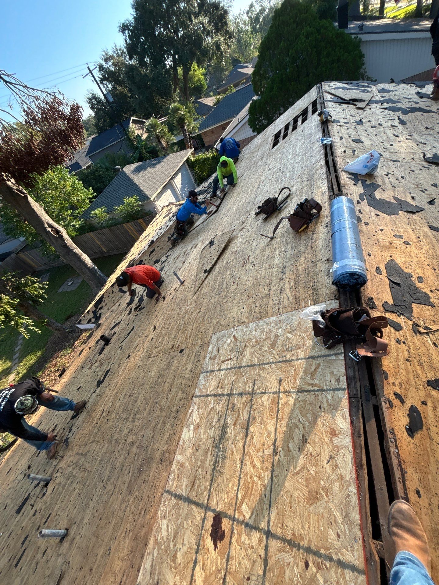Residential Roofing Installation using Owen's Corning Duration (Lifetime) Shingles by Roof Repair Company