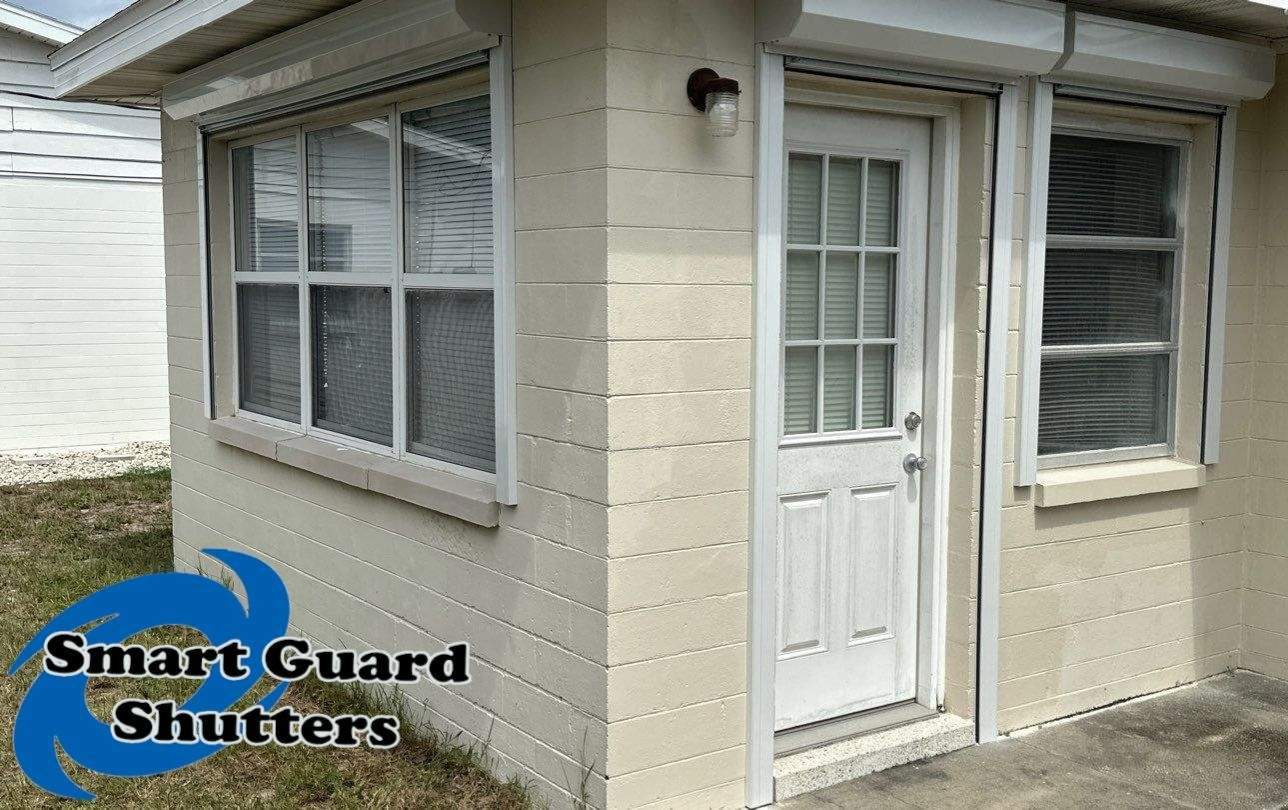 Rolling Shutters in White by Smart Guard Shutters
