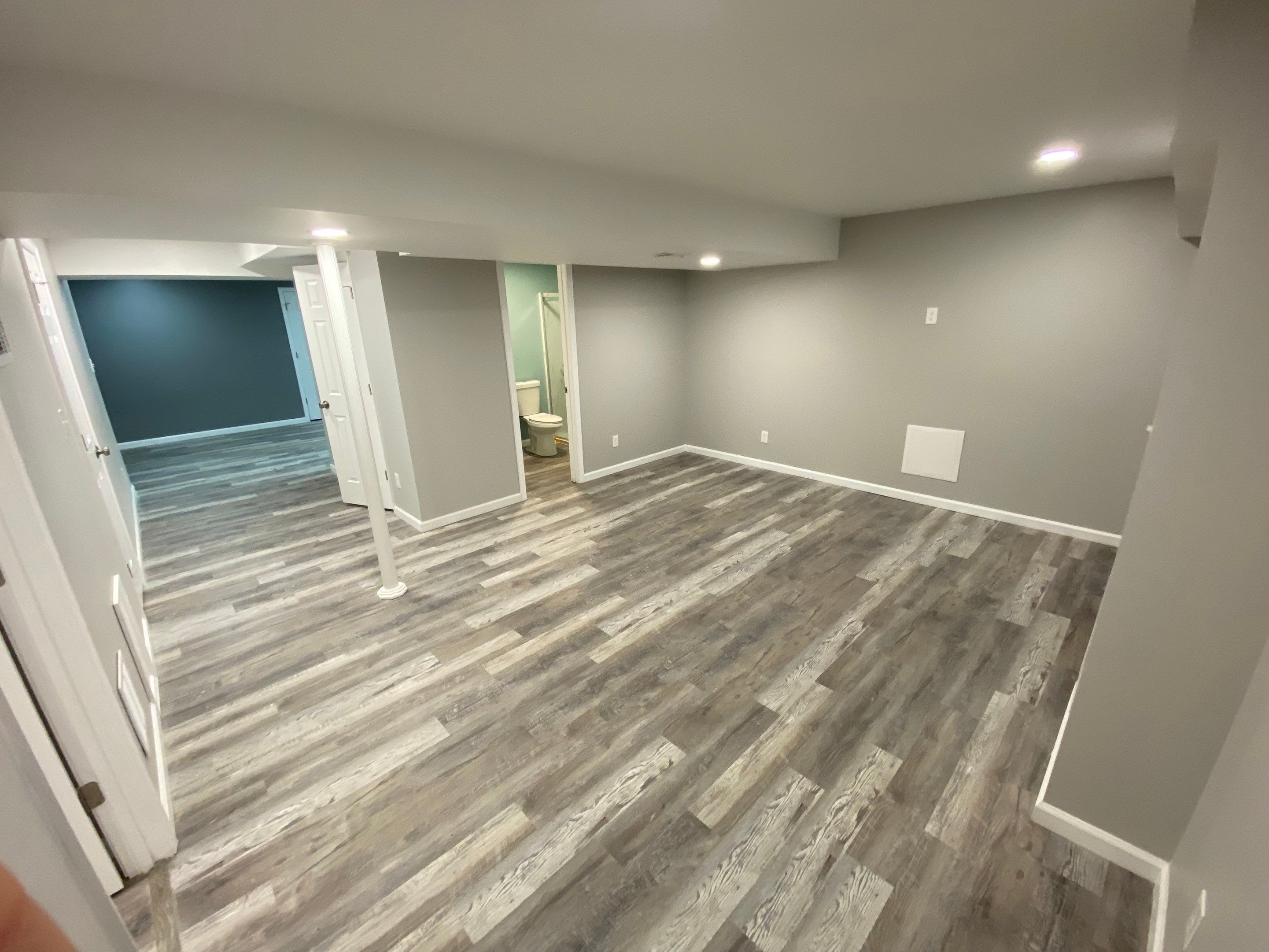 Complete Basement Buildout by The Smet Companies, LLC