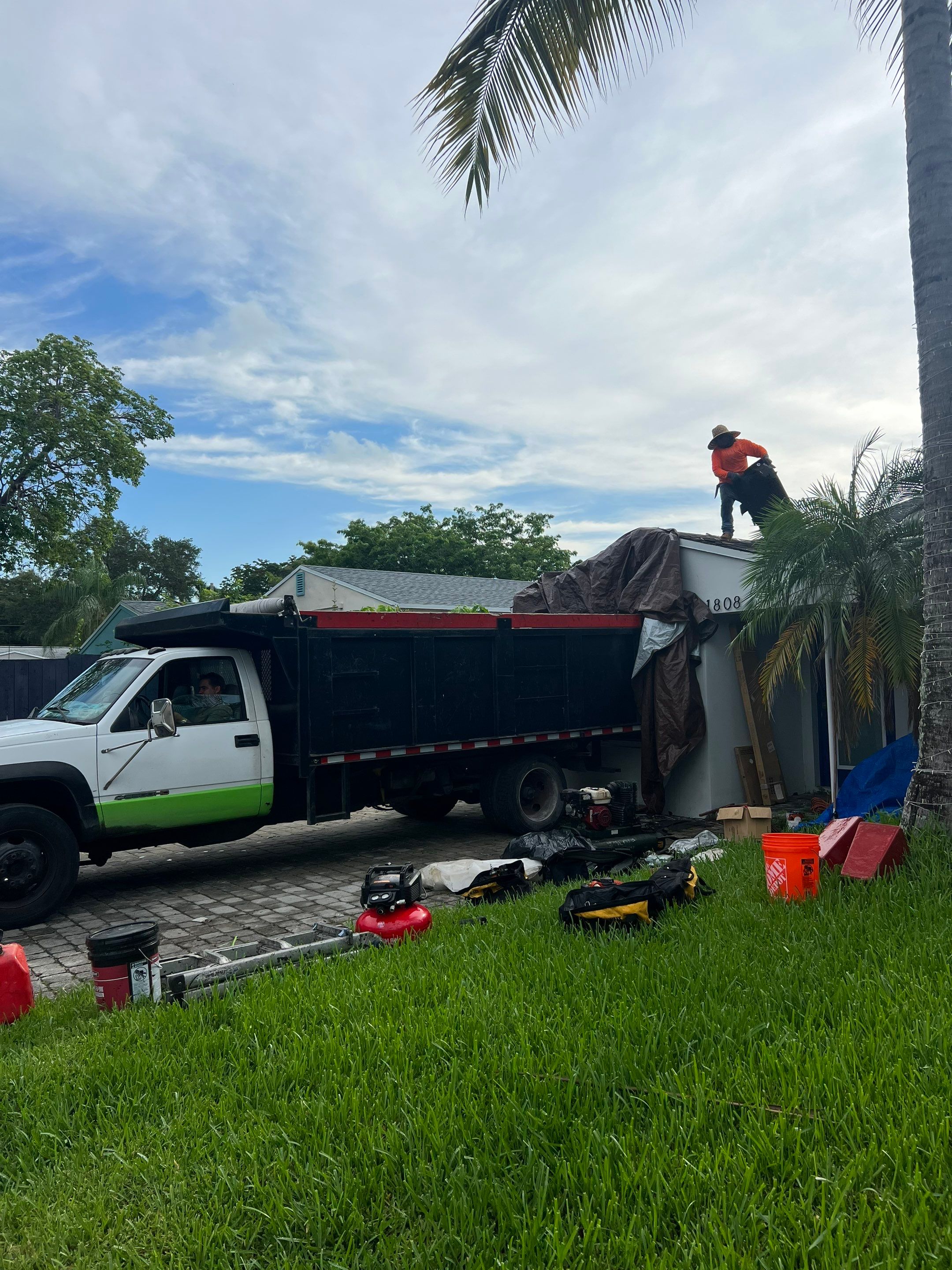 Residential Roofing Installation using Owens Corning Duration Shingle by First Due Roofing