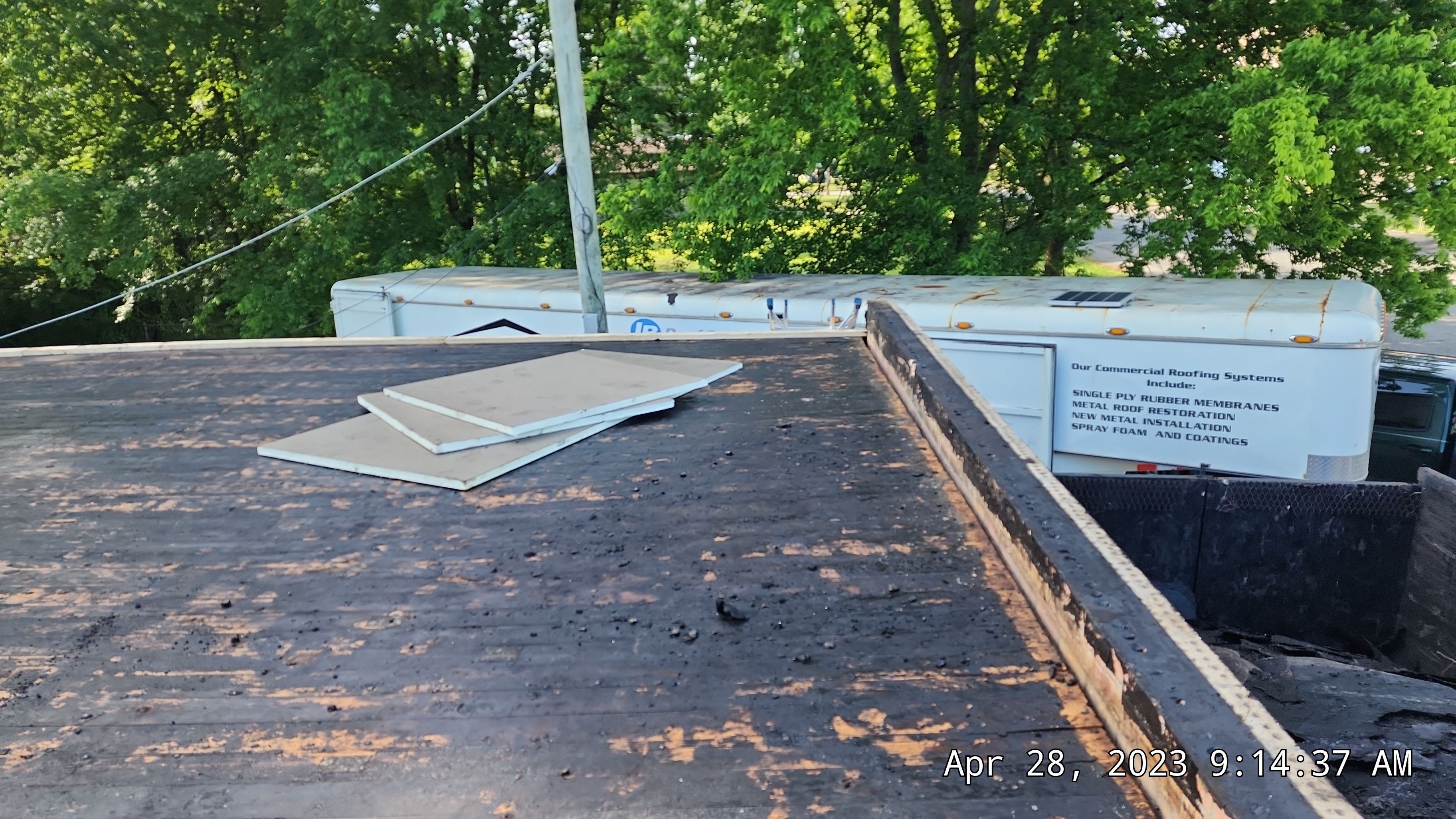 Store Building in Hope by Hostetler Roofing