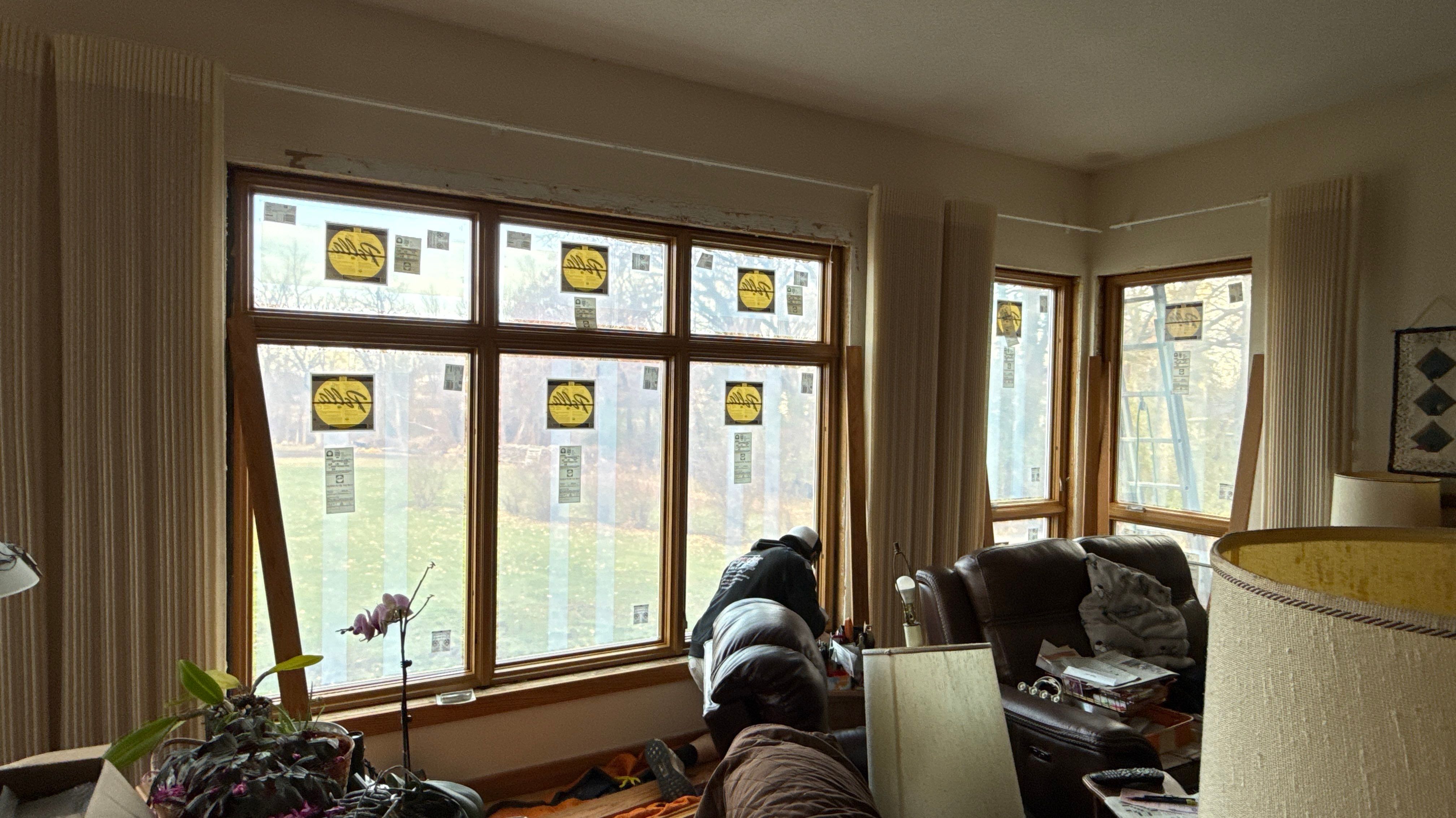 A Clean Window Upgrade Ready for New Siding with Pella Lifestyle Series by United Windows and Siding LLC