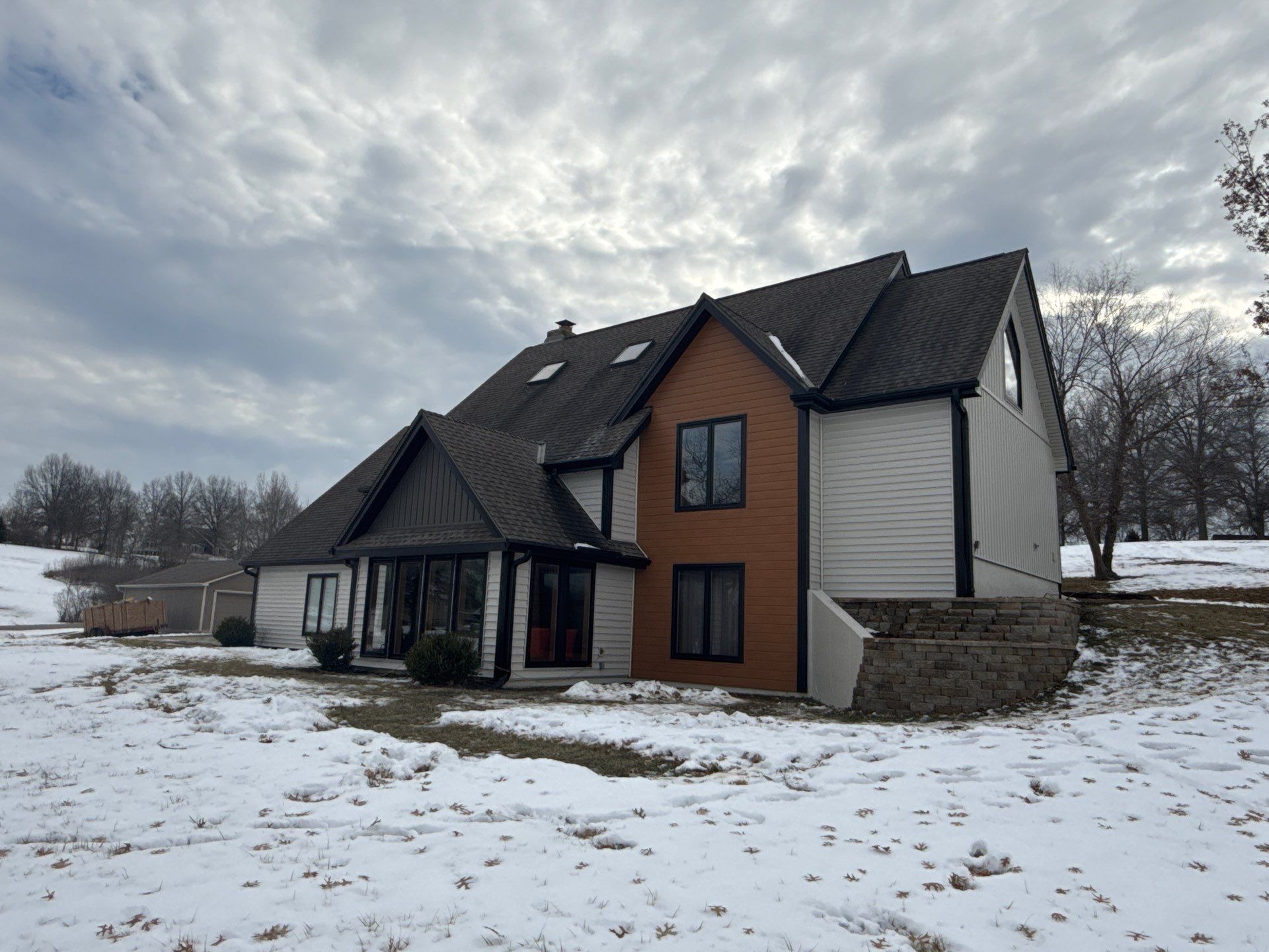 Craneboard Siding and Cedar Renditions Installation in Liberty Mo  by EEC  Windows, Siding & Roofing 