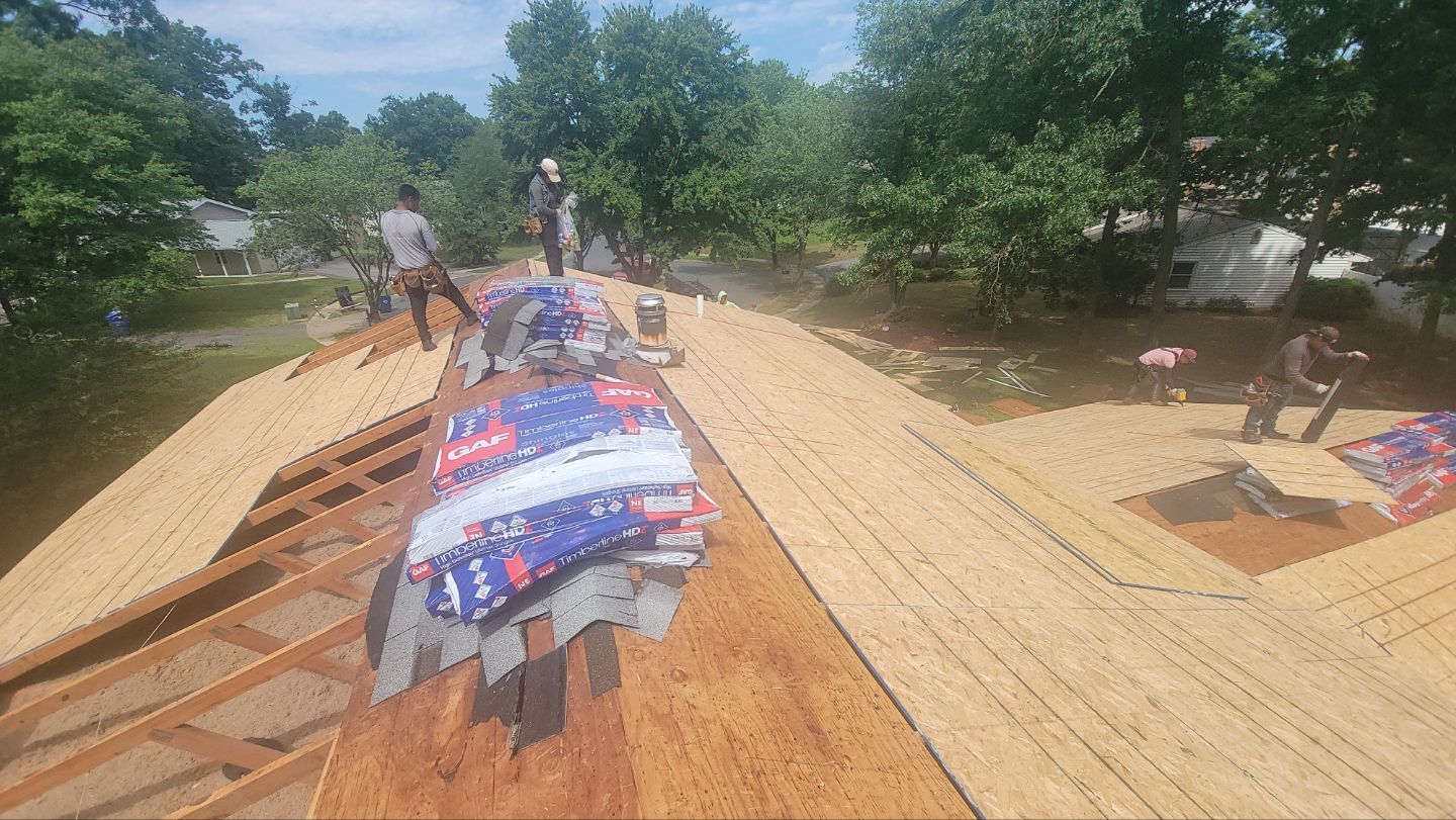 Roof Installation using GAF Timberline HDZ by ExteriorPros