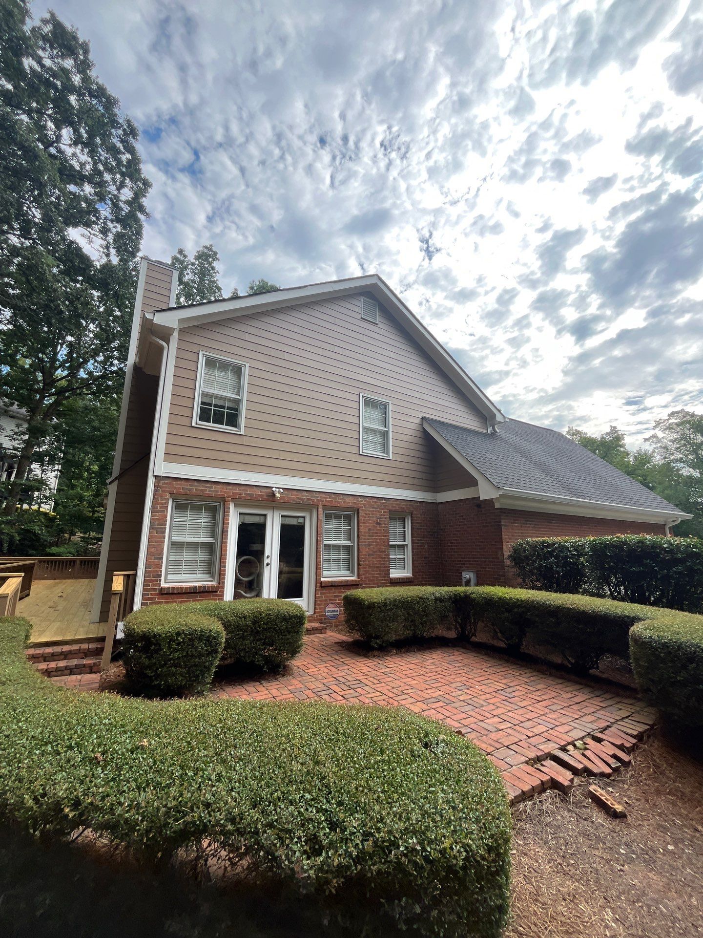 James Hardie Siding Installation, Rotten Wood Replacement, Porch Repairs, and Deck Resurfacing in Smyrna, GA by Nelson Exteriors 