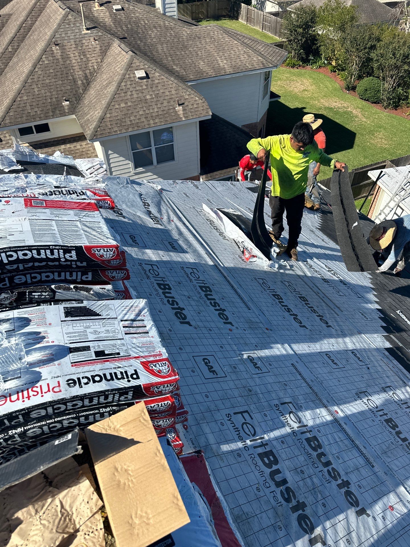 Project in Pearland by Motion Roofing