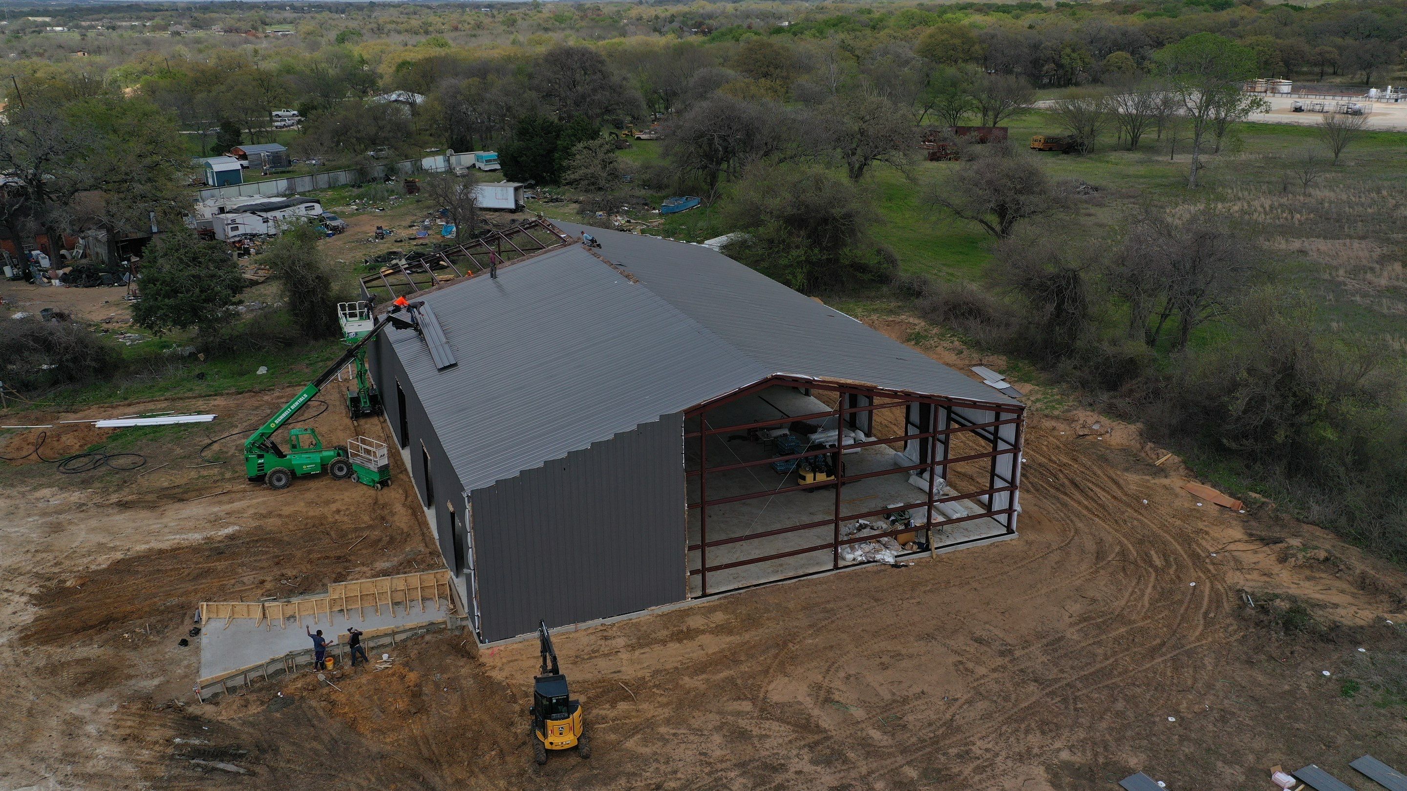 DYCHE INDUSTRIAL SERVICES metal building by Sky Roofing and Remodeling LLC