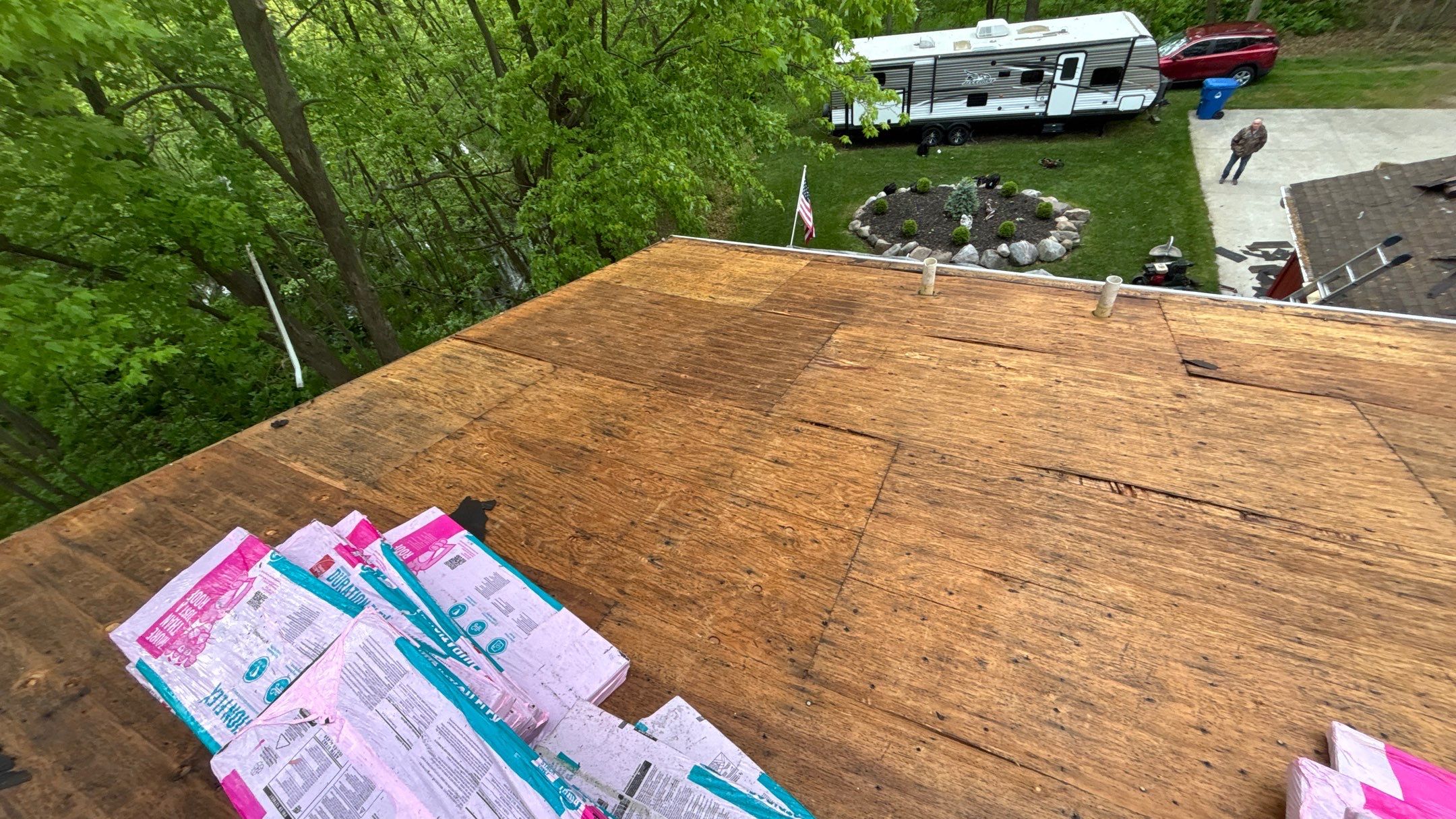 Roof Replacement using Owens Corning Storm Cloud by 180 Contractors