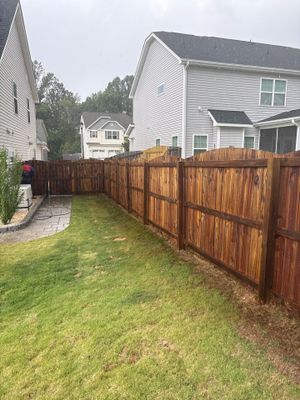 Fence using Wood Sealant