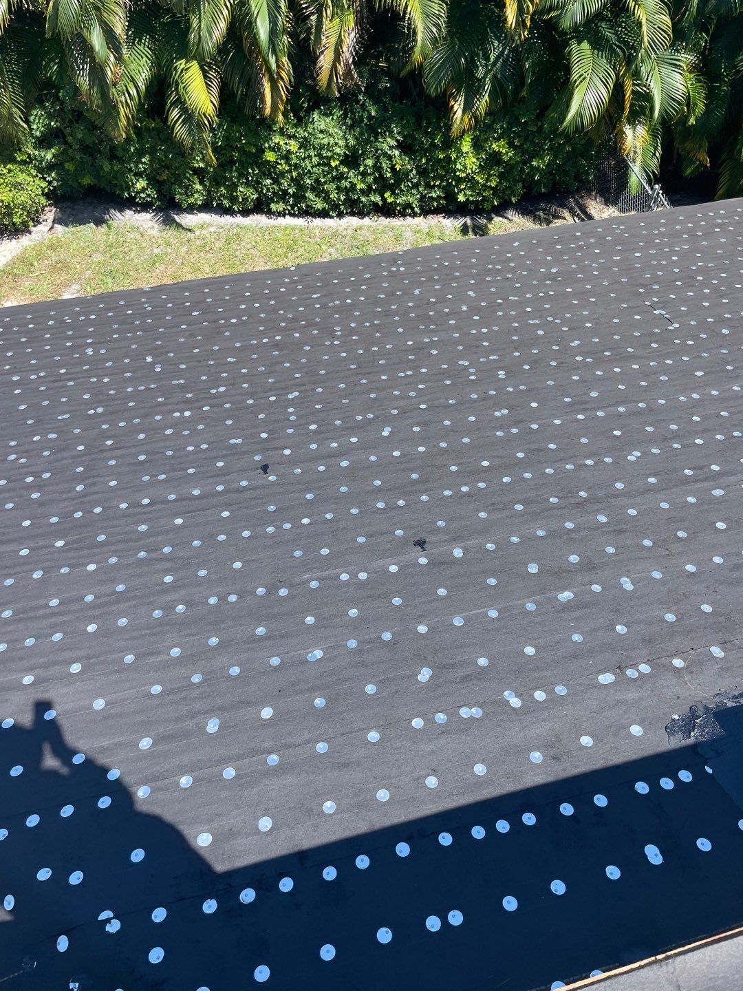 Residential Roofing Installation using 1" Nail strip metal roof by BLUES BROTHERS ROOFING