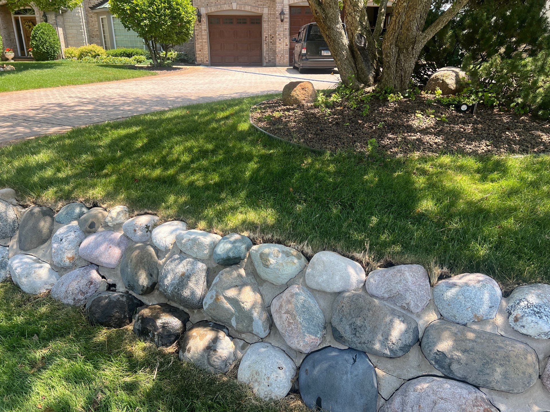 Rust removal by Northern Power Washing LLC.