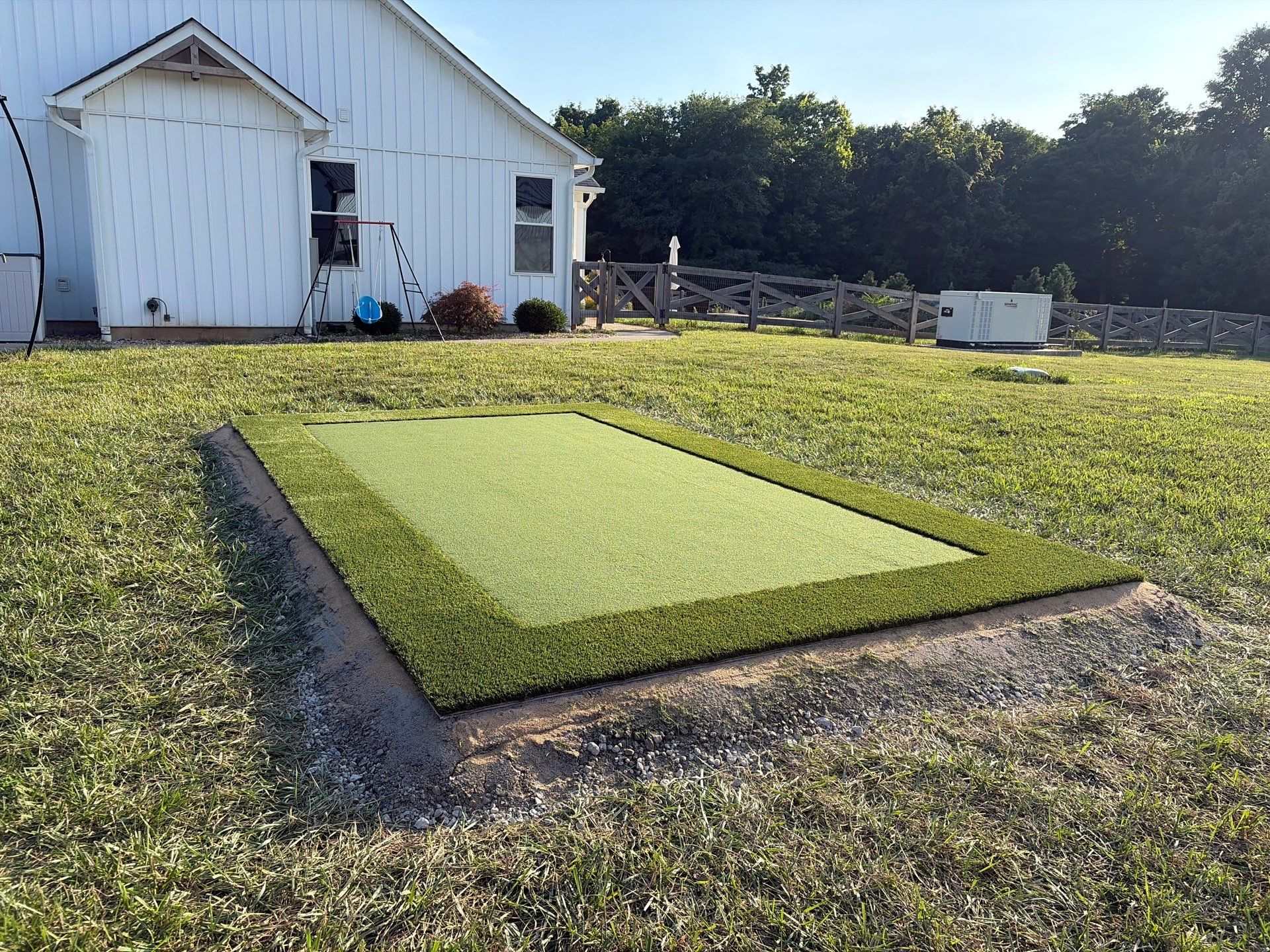 Custom Replica Golf Green and Tee Boxes in Batavia, Ohio by Southwest Greens Midwest