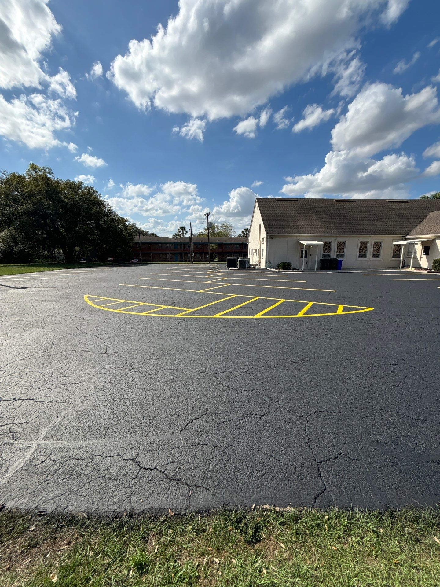 Asphalt Repair, Sealcoating & Line Striping at Beacon Hill Fellowship by Everline Coatings & Services - Southwest FL