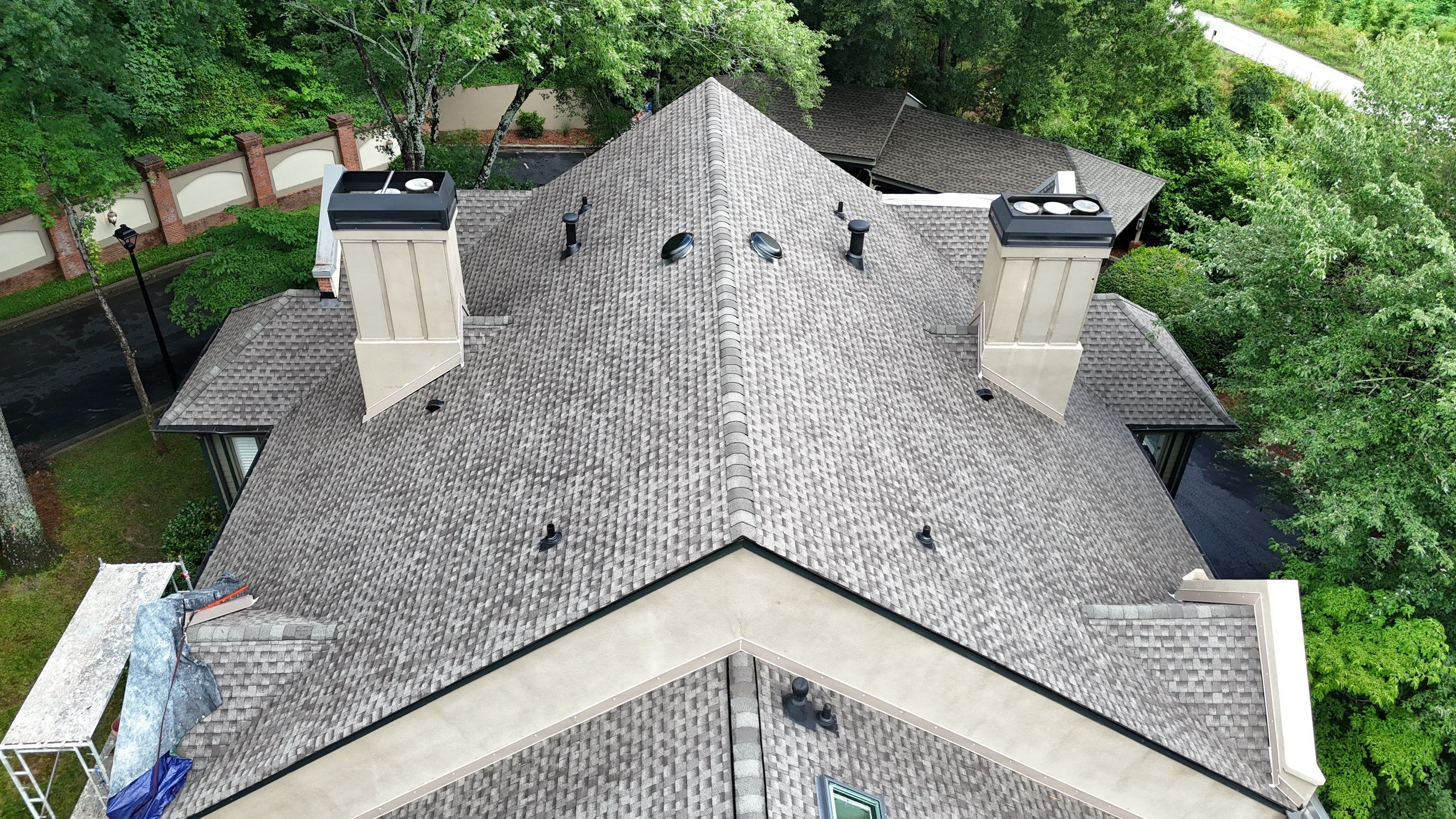 Atlanta, GA Roof Replacement GAF Timberline HDZ Weathered Wood by Reset Roofing