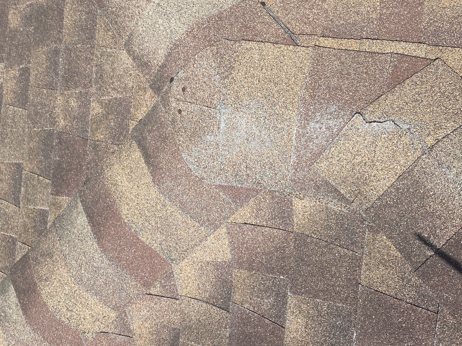 Hail Damage using Owen's Corning Duration (Lifetime) Shingles by Roof Repair Company