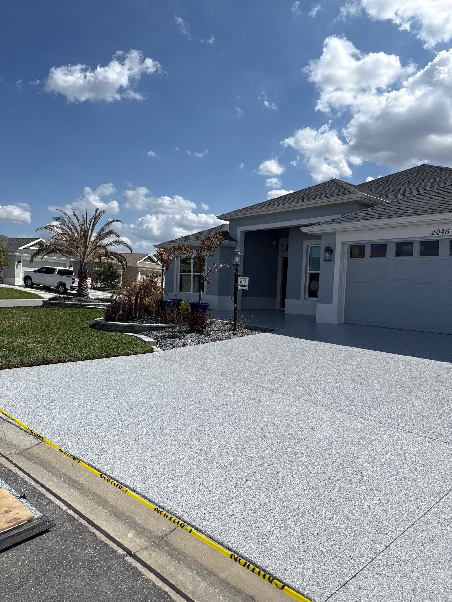 Driveway in Tidal Wave by Innovative Concrete Coatings 