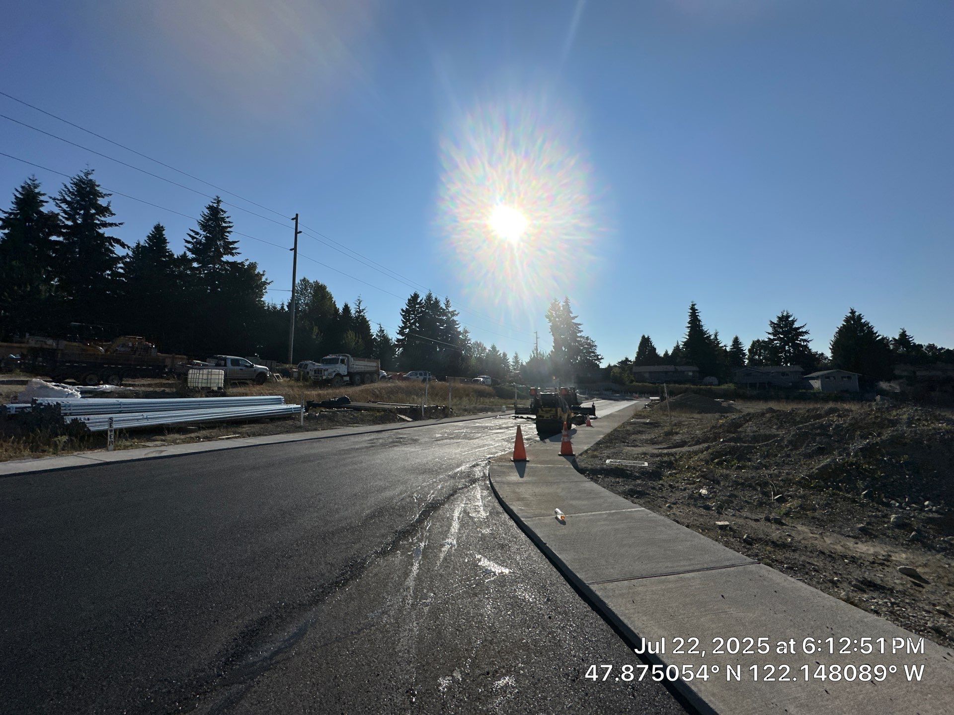 Asphalt Road Repair in Neighborhood  by Jireh Asphalt & Concrete Inc 
