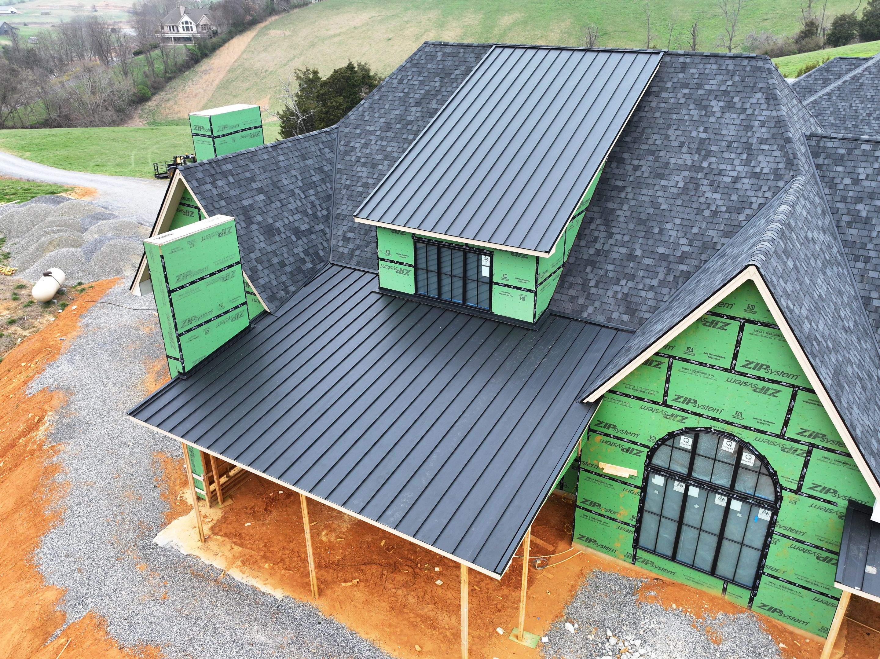 Lake Road New Construction - Belmont by Omnia Roofing