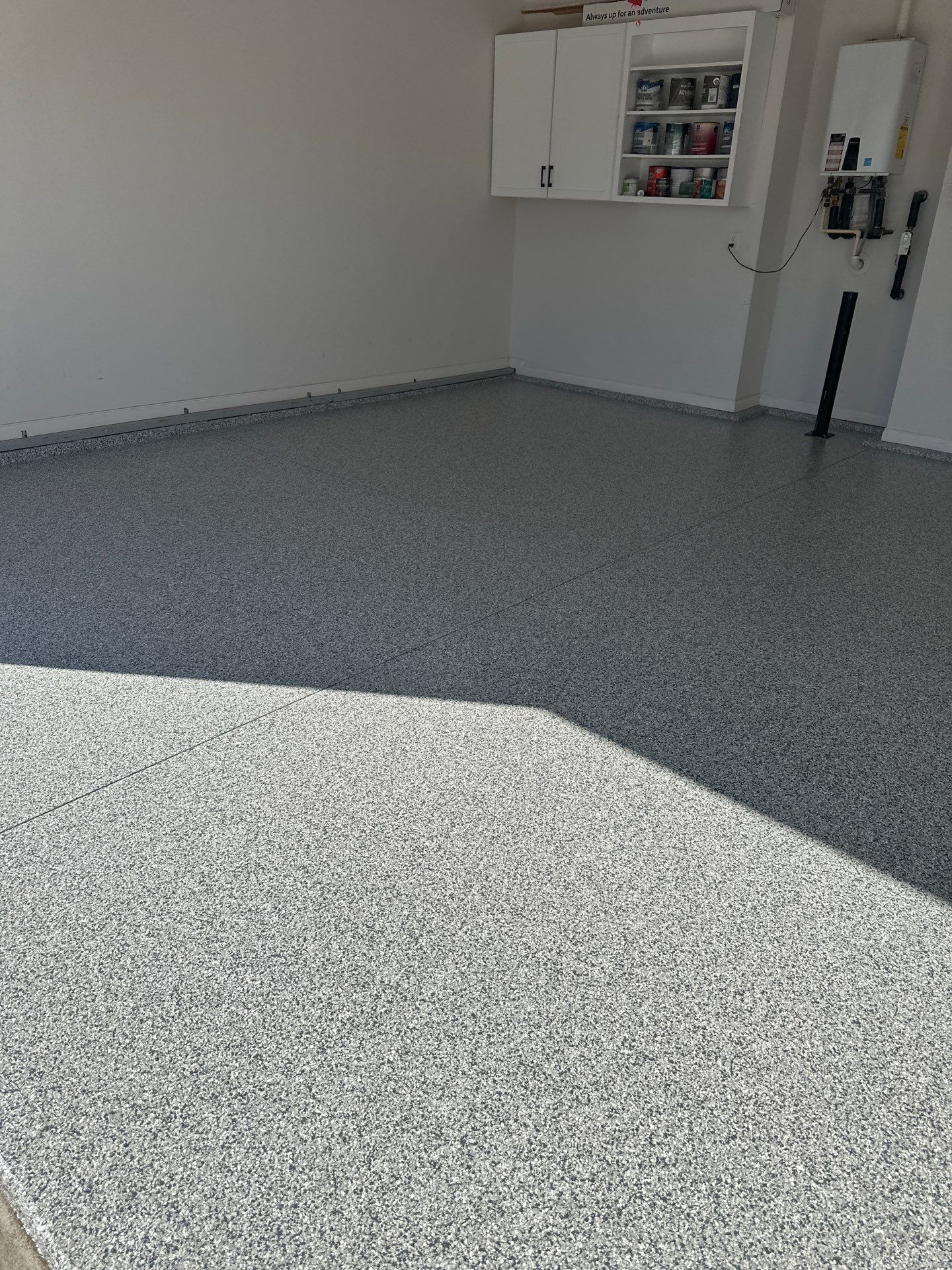 Garage Floor Coating using Gravel by My Garage Floor Guys