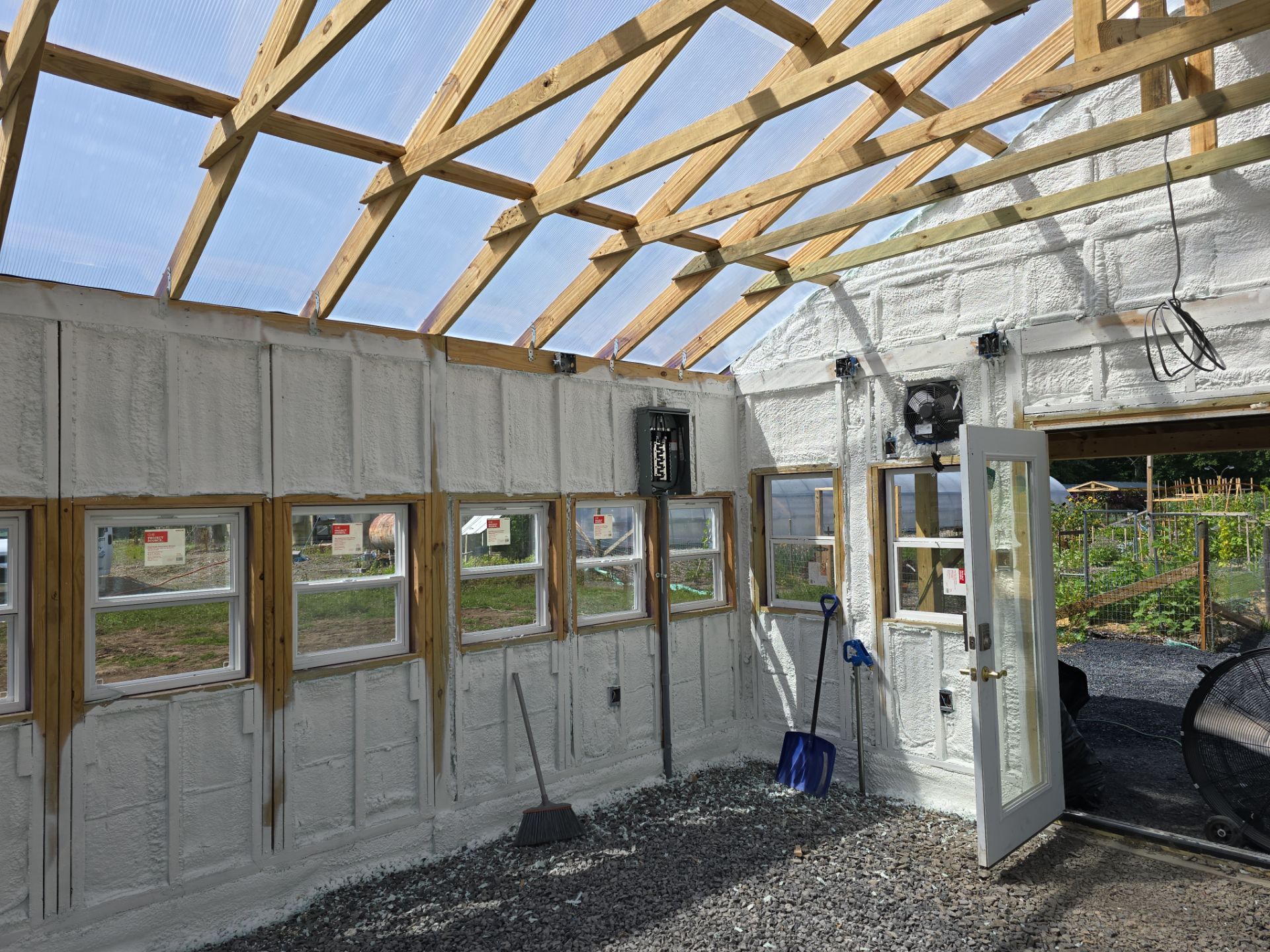 New Construction using Closed Cell Spray Foam by NYS Foam & Energy