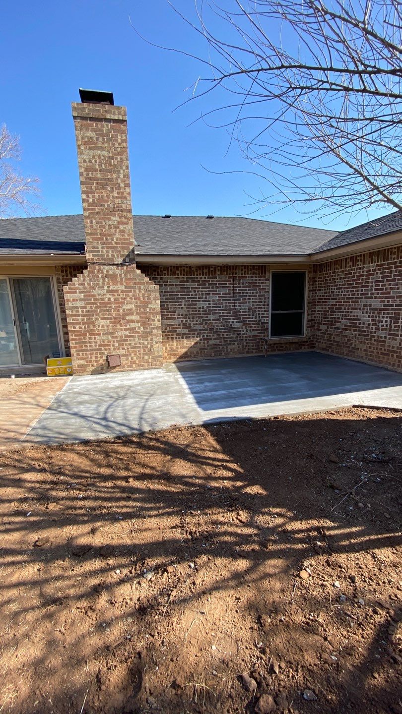Concrete Patio by Clays Services Inc