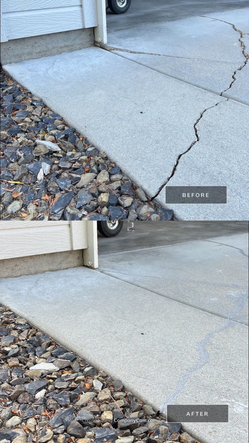 Major Splintering and Sinking Repair by Mr. Mudd Concrete