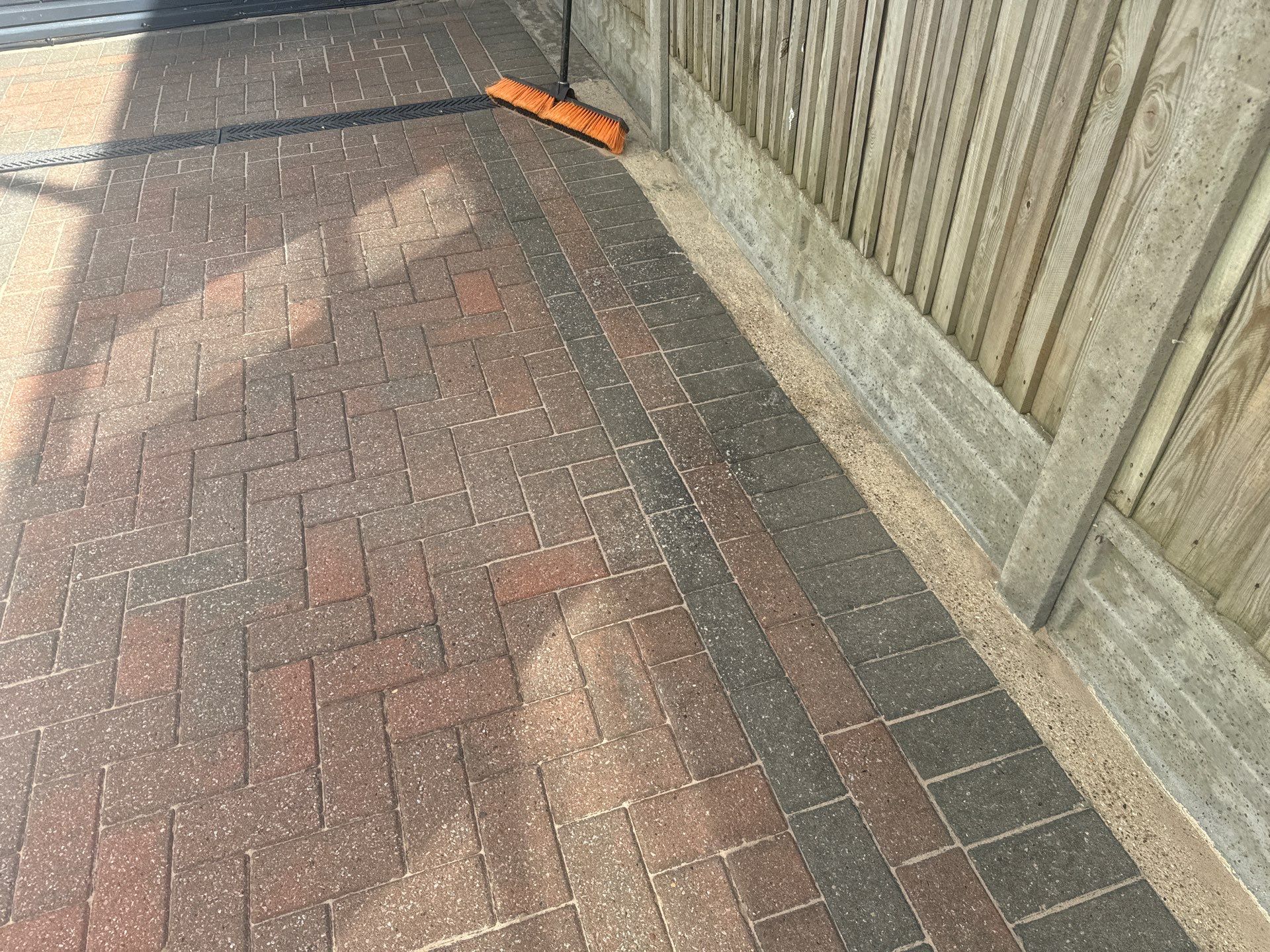 Driveway And Patio Clean using Honda 21lt High Pressure Machine by Ges Exterior Cleaning ltd