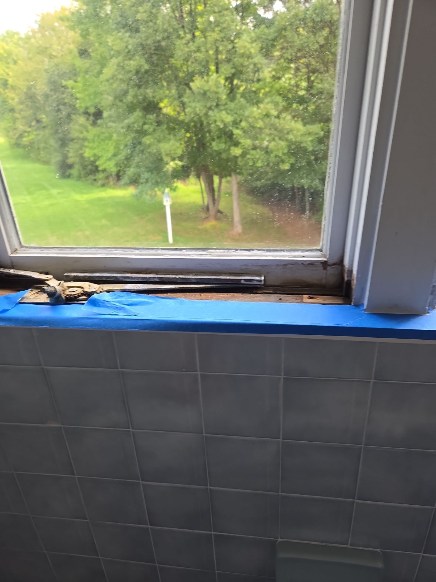 Bathroom Window Rot Repair by A Step Above Handy LLC