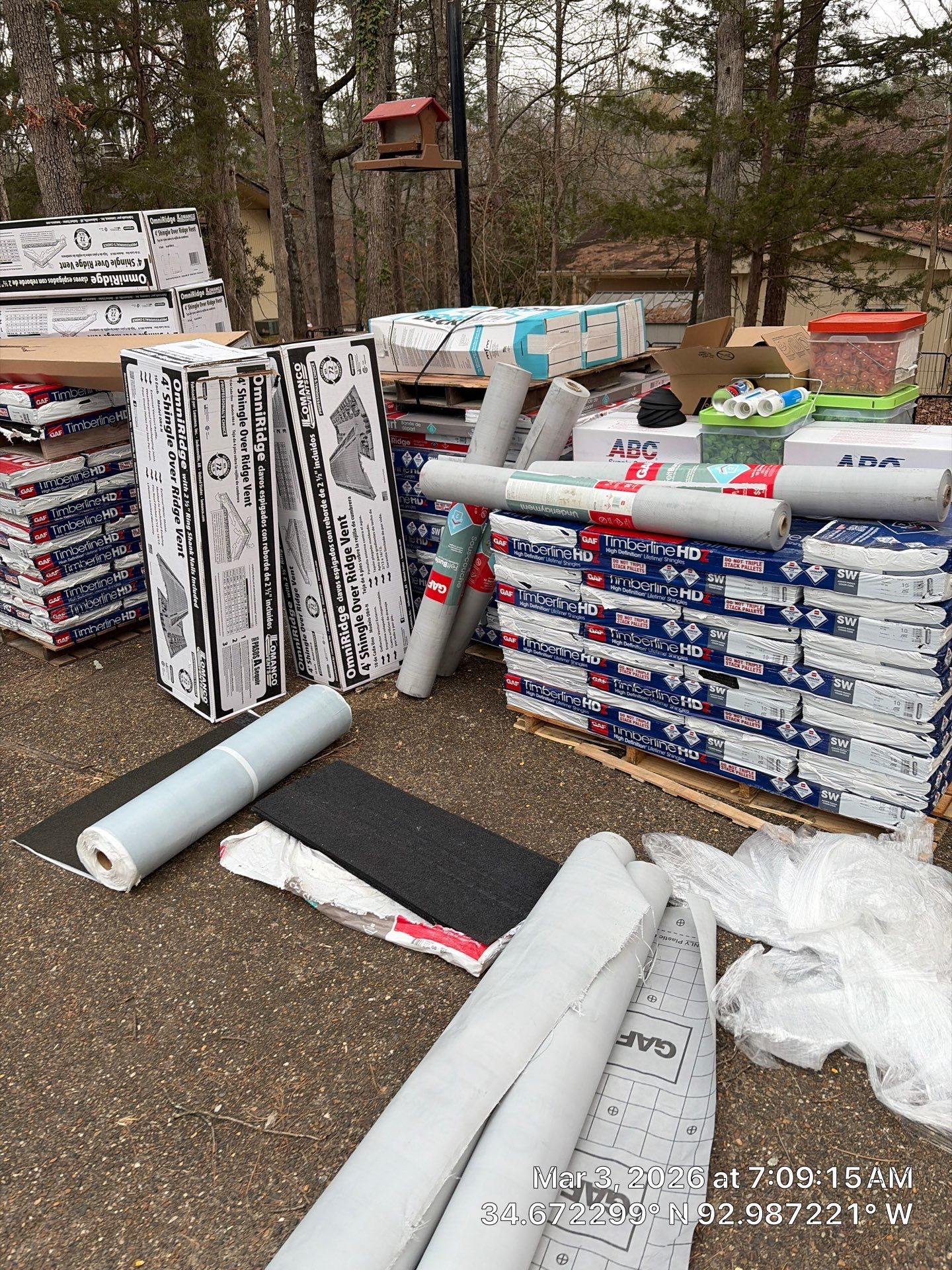 GAF Timberline HDZ Shingle Roof Replacement in Hot Springs Village by Temple Roofing and Exteriors