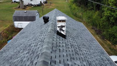 Residential Roofing Install - Atlas Pinnacle Pristine Shingles - Color Hearthstone 