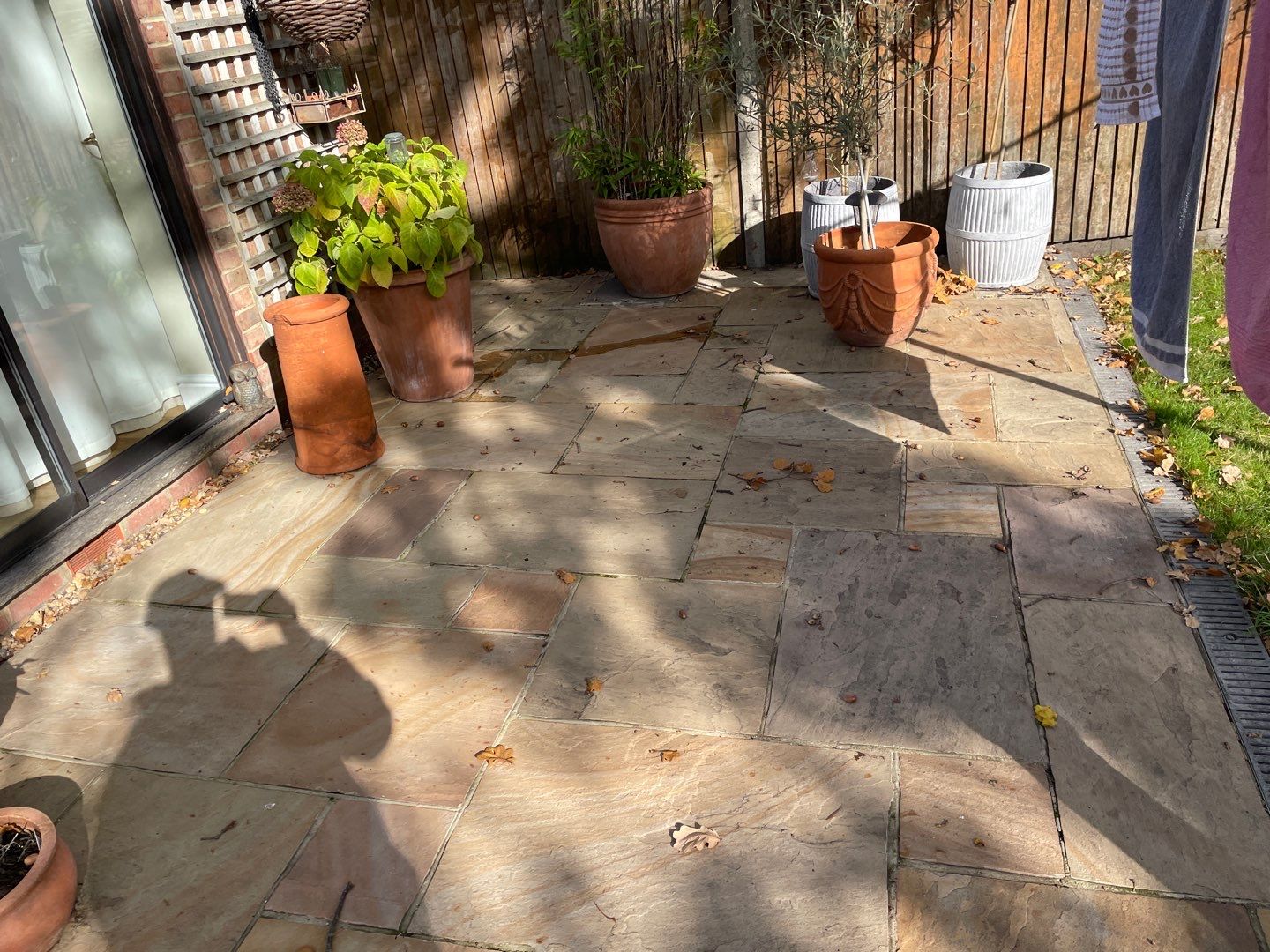 Roof Patio Driveway Clean using Honda 15lpm Low Pressure Washing Machine by Ges Exterior Cleaning ltd