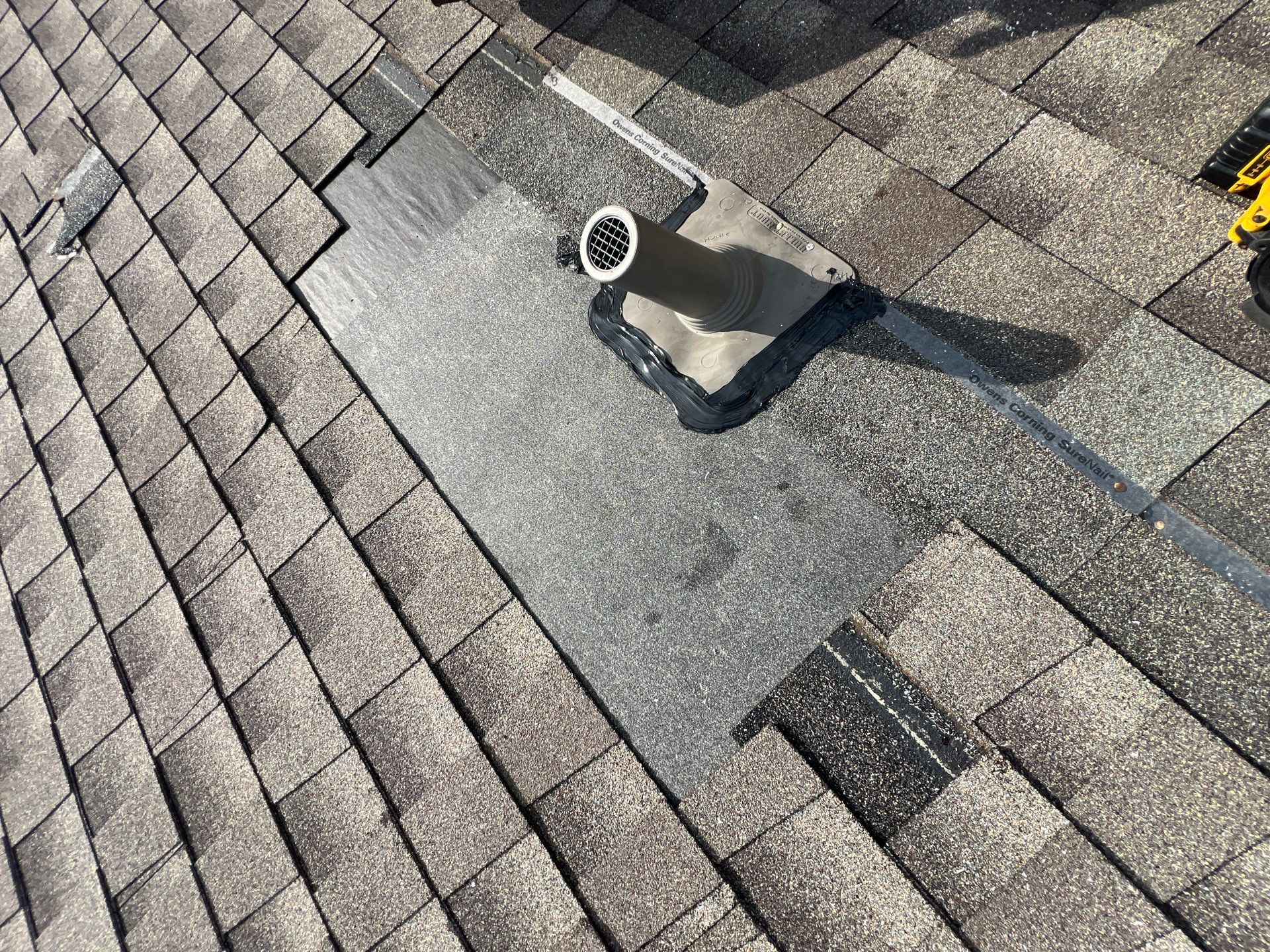 Hail Damage using Owen's Corning Duration (Lifetime) Shingles by Roof Repair Company