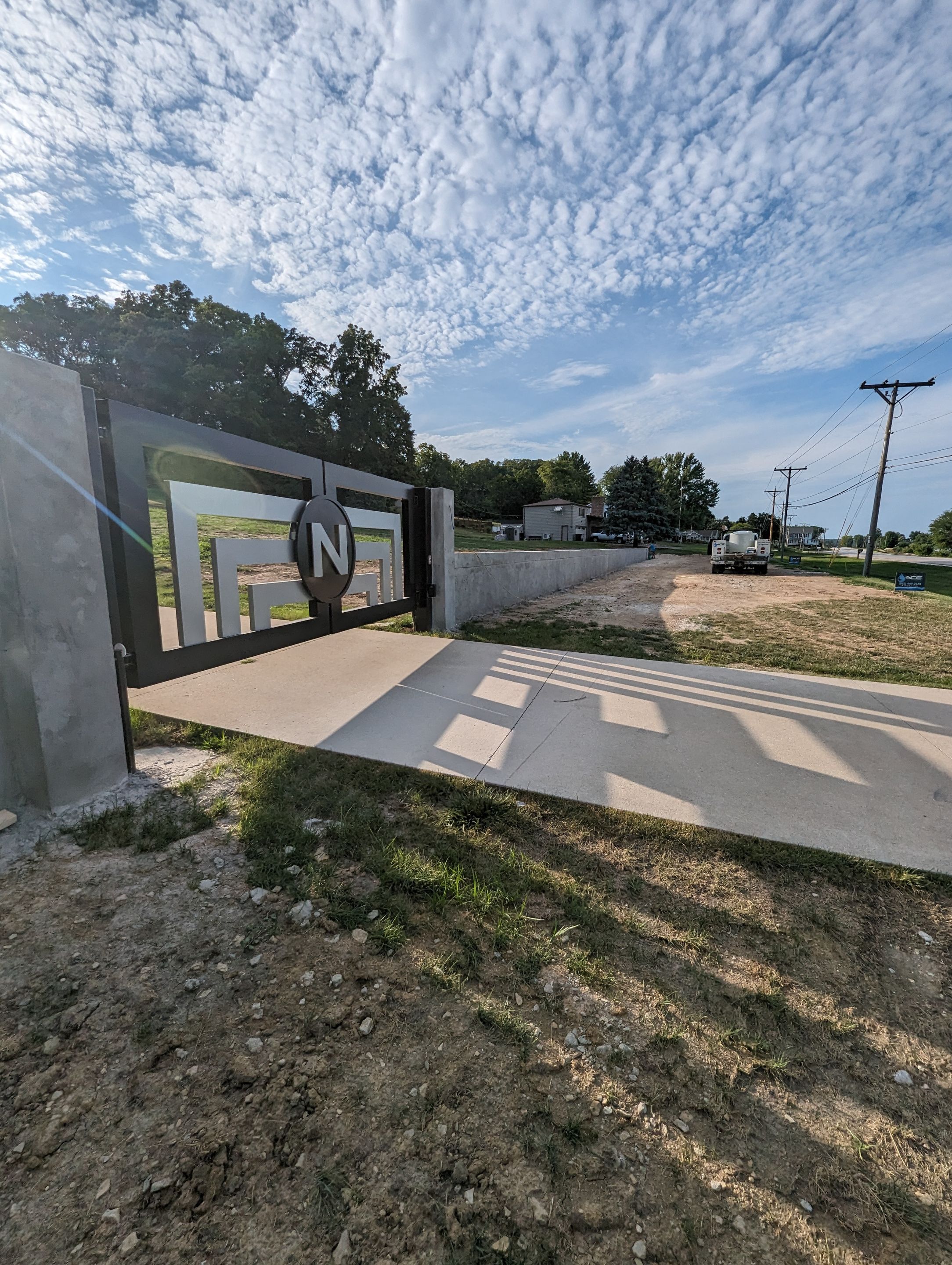 Fence / Retaining Wall using Block then parge by ACE Waterproofing & Basement Solutions
