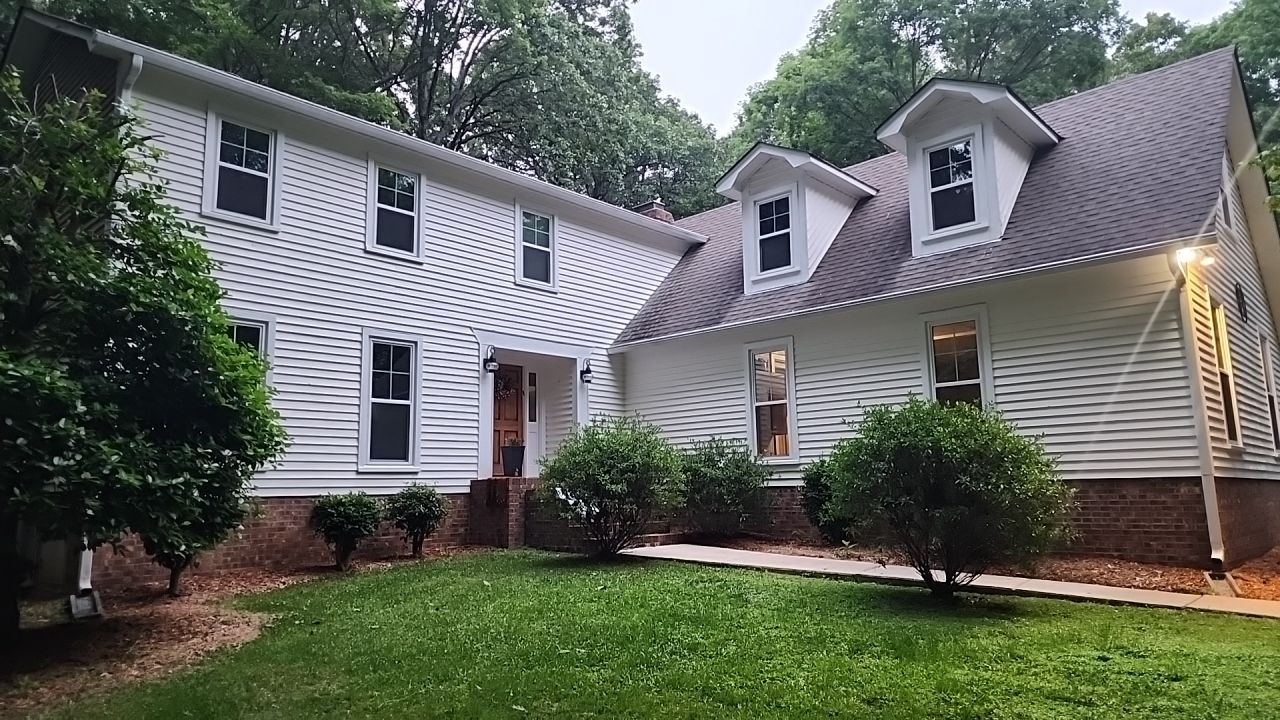 House Wash using cleaner by Power Wash Masters LLC
