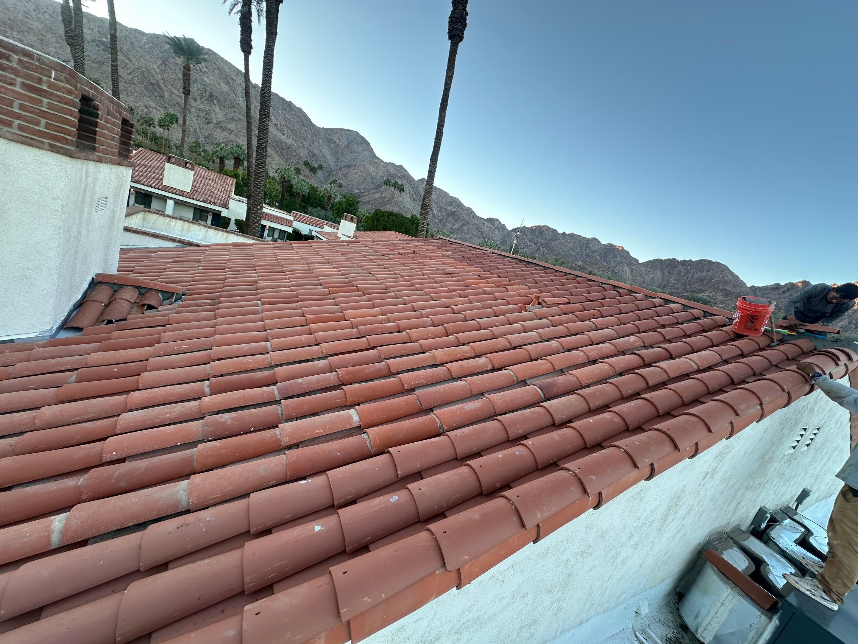 Project in La Quinta by Desert Roof Concepts