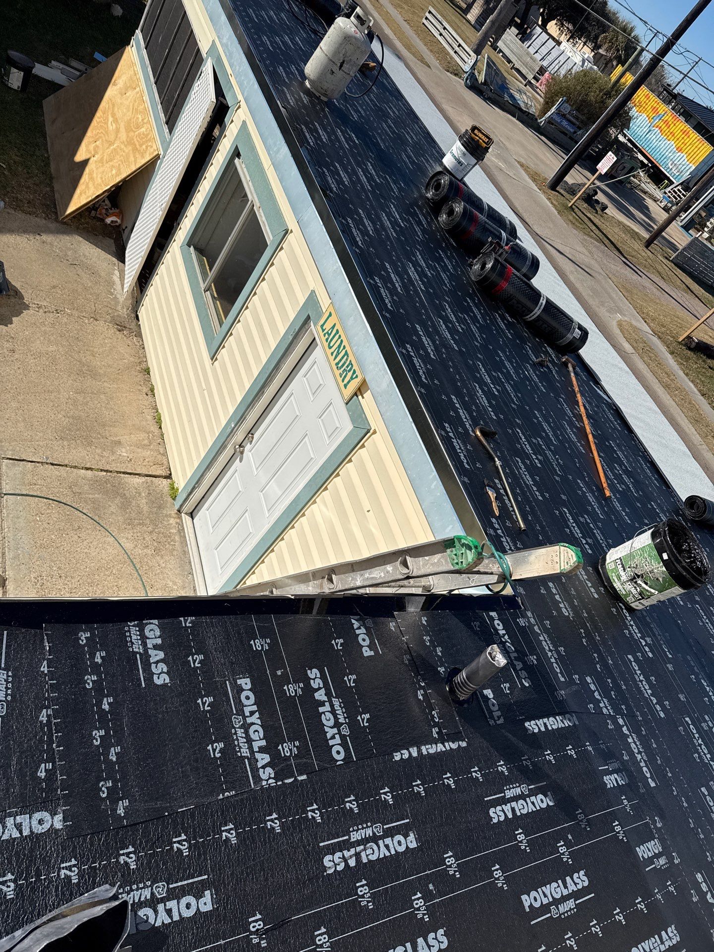 Mustang Island Flat Top by Bayfront Roofing and Construction