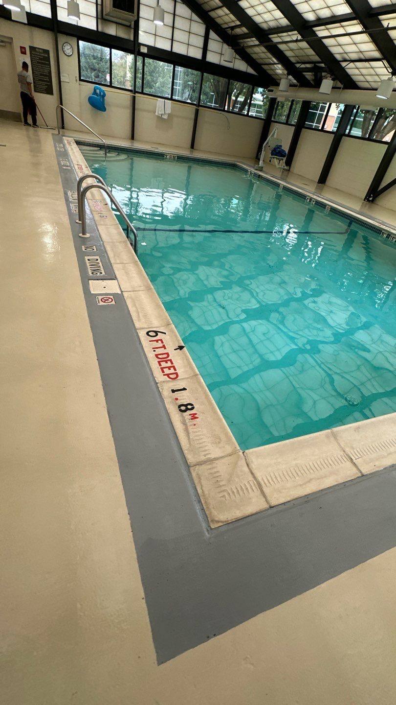 Hotel Pool Deck Project in Cranberry Township by Floors in a Day, Inc