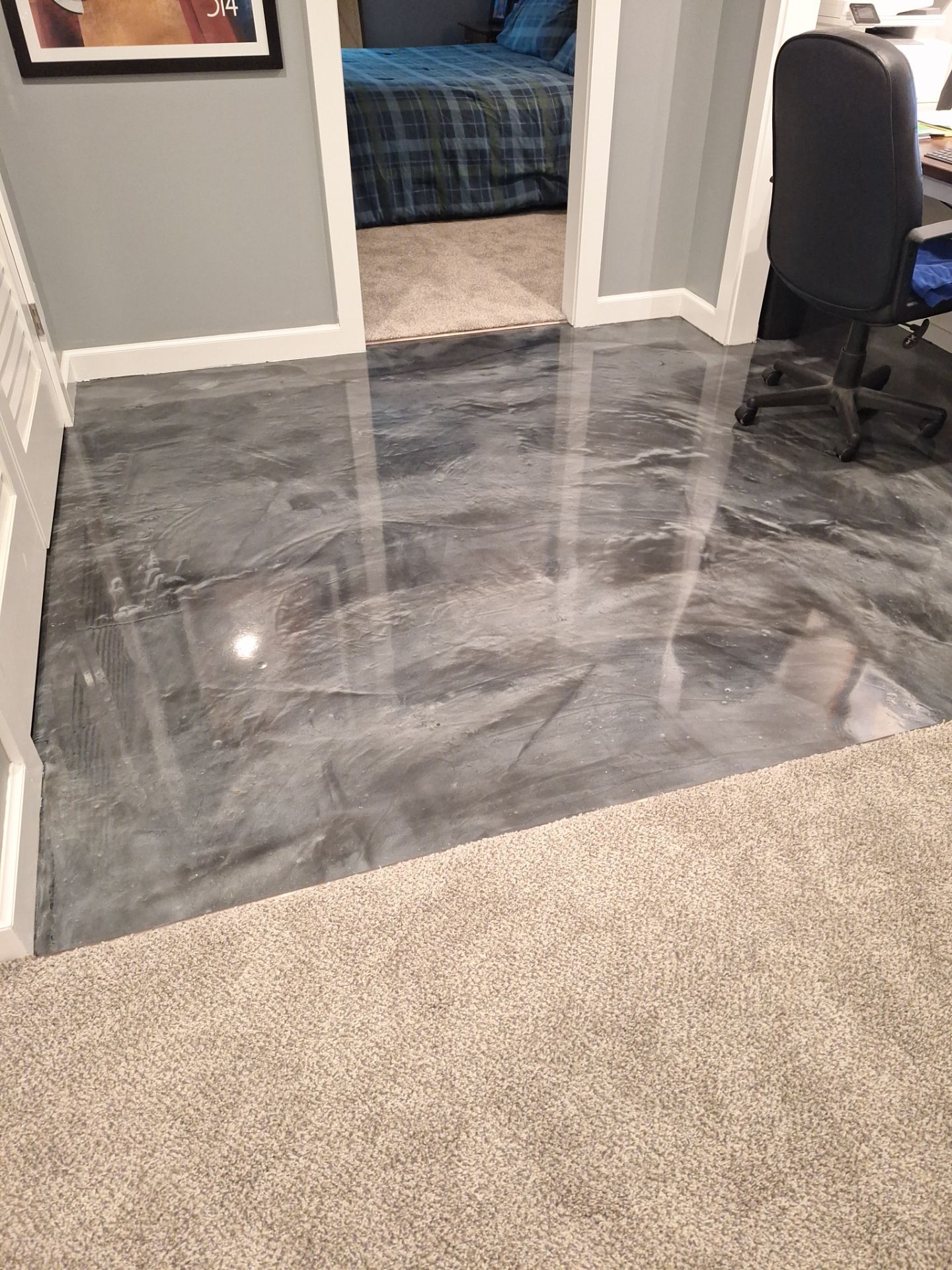 Metallic Epoxy Floor – High-Gloss, One-of-a-Kind Finish by Gordon Painting