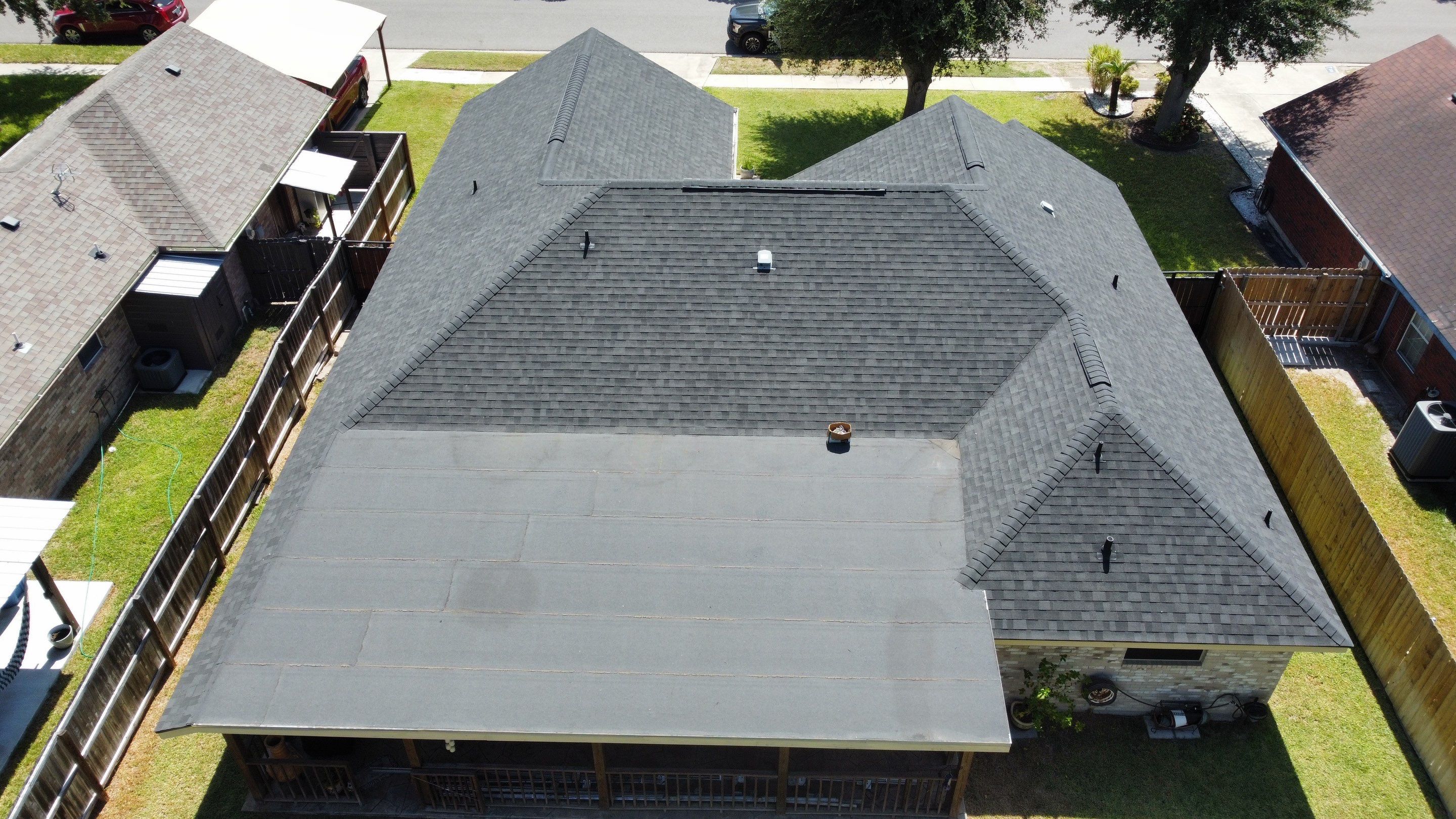 Edinburg Roof Project  by Bison Roofing  