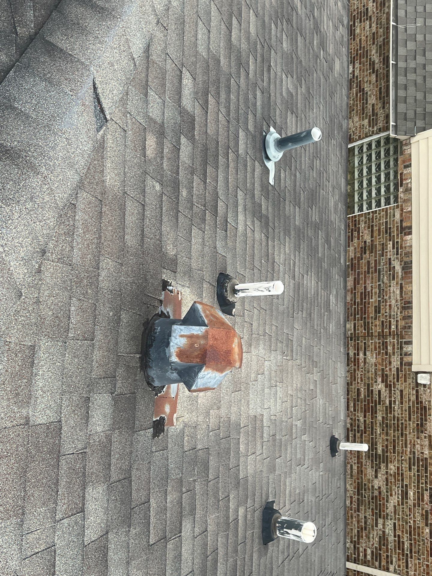 Hail Damage using Owen's Corning Duration (Lifetime) Shingles by Roof Repair Company
