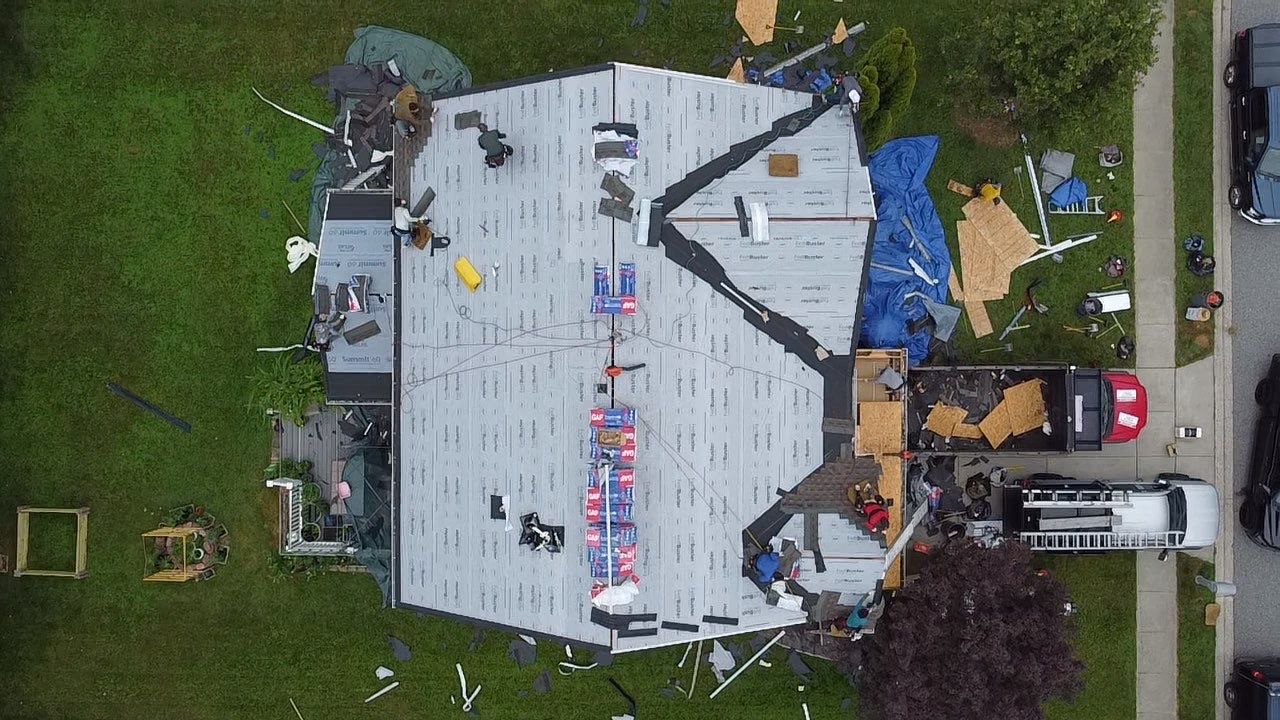 Residential Roofing Installation using GAF Timberline HDZ by Matter Roofing & Construction