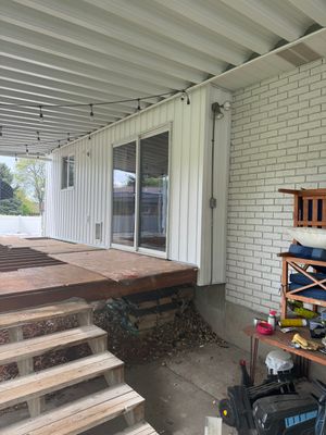 Sandy | Vinyl Board & Batten Upgrade | Crisp White