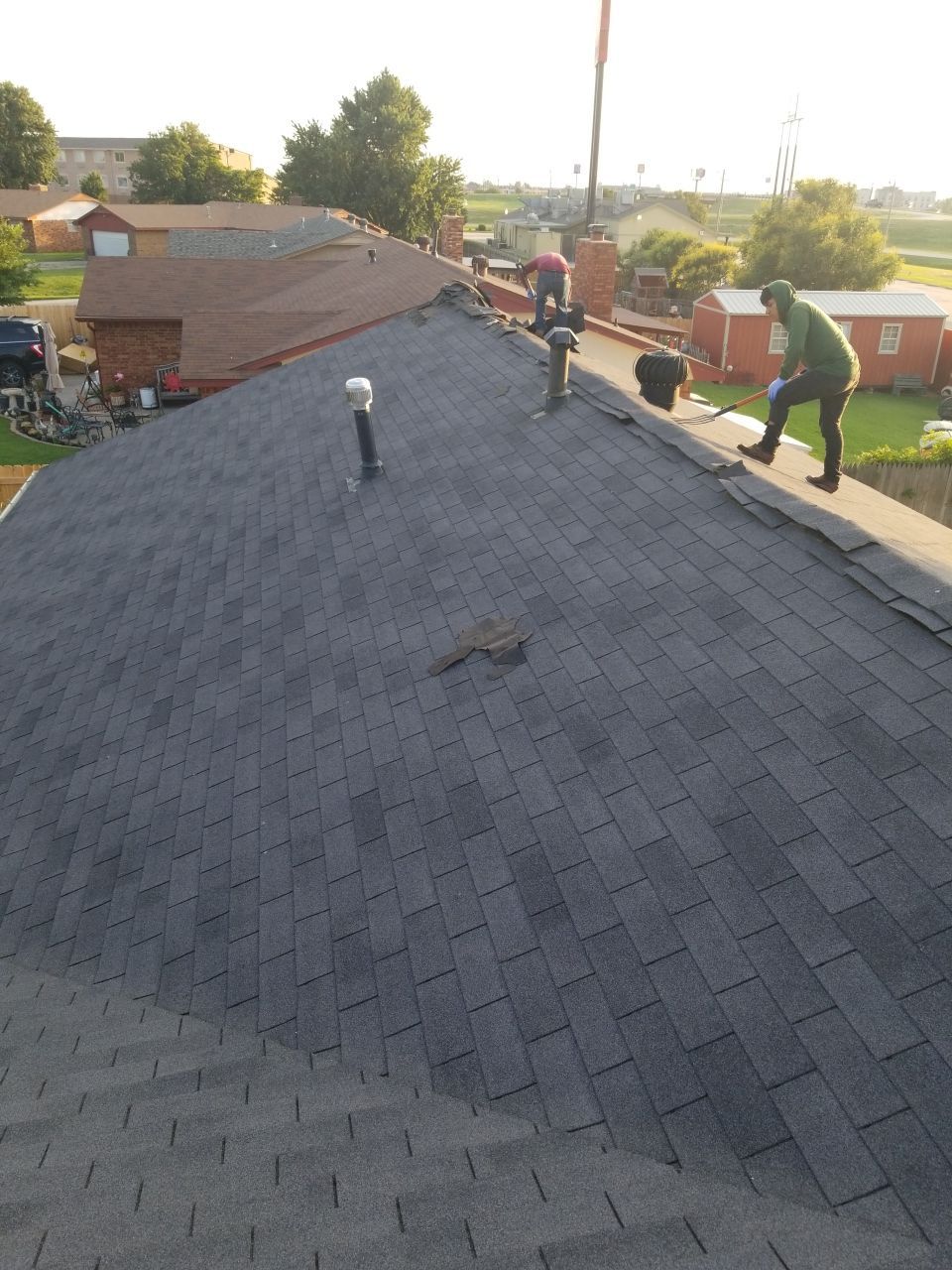 Residential Roofing Installation using GAF Royal Sovereign by A & H Roofing and Contracting