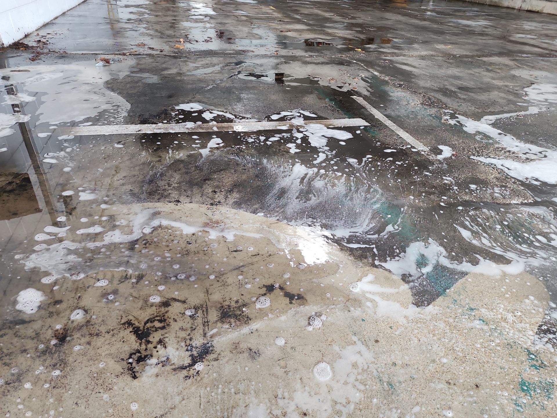 commercial pressure washing using Hot water by Northern Power Washing LLC.