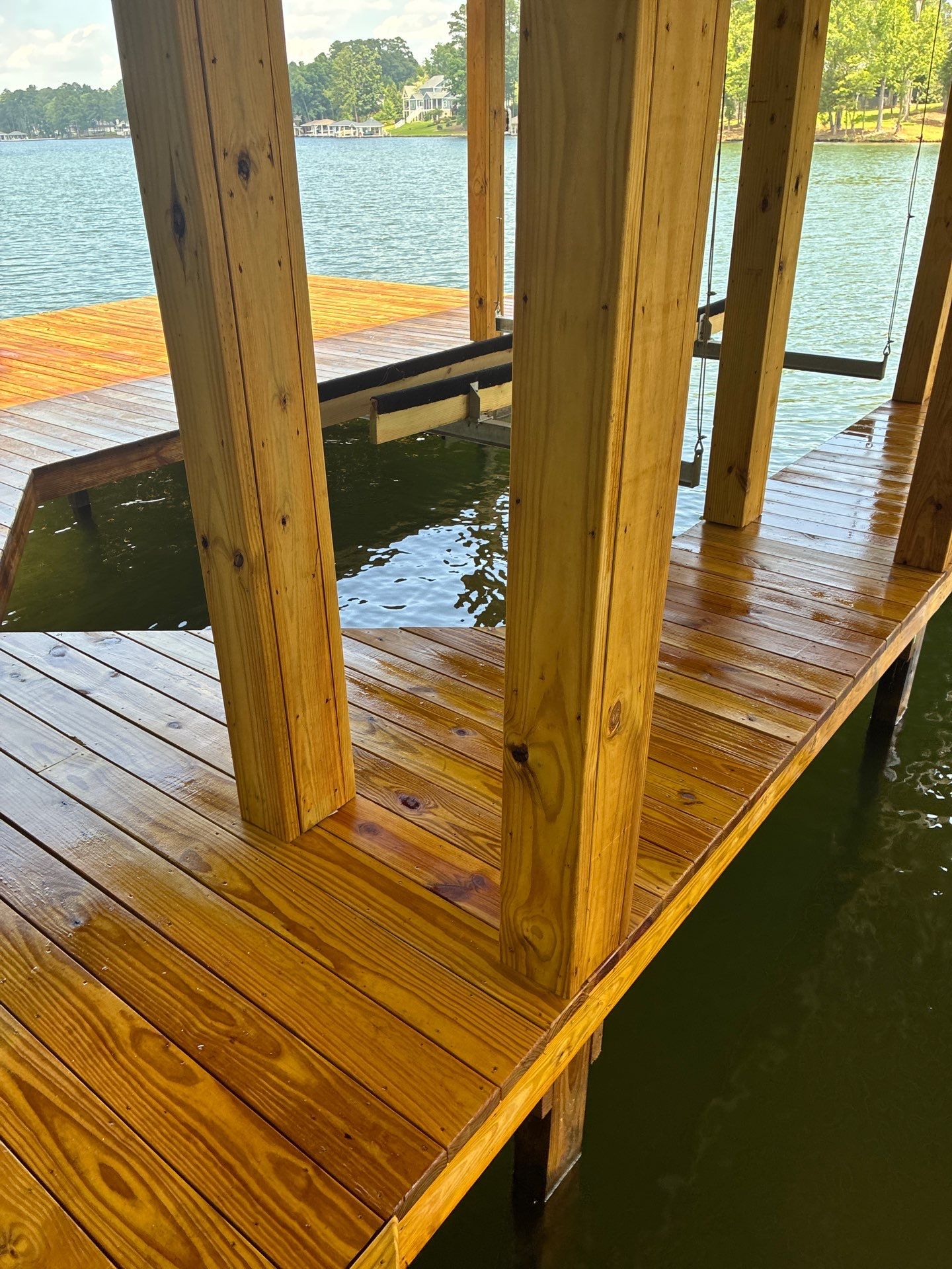Dock using Wood Sealant by DuraSeal