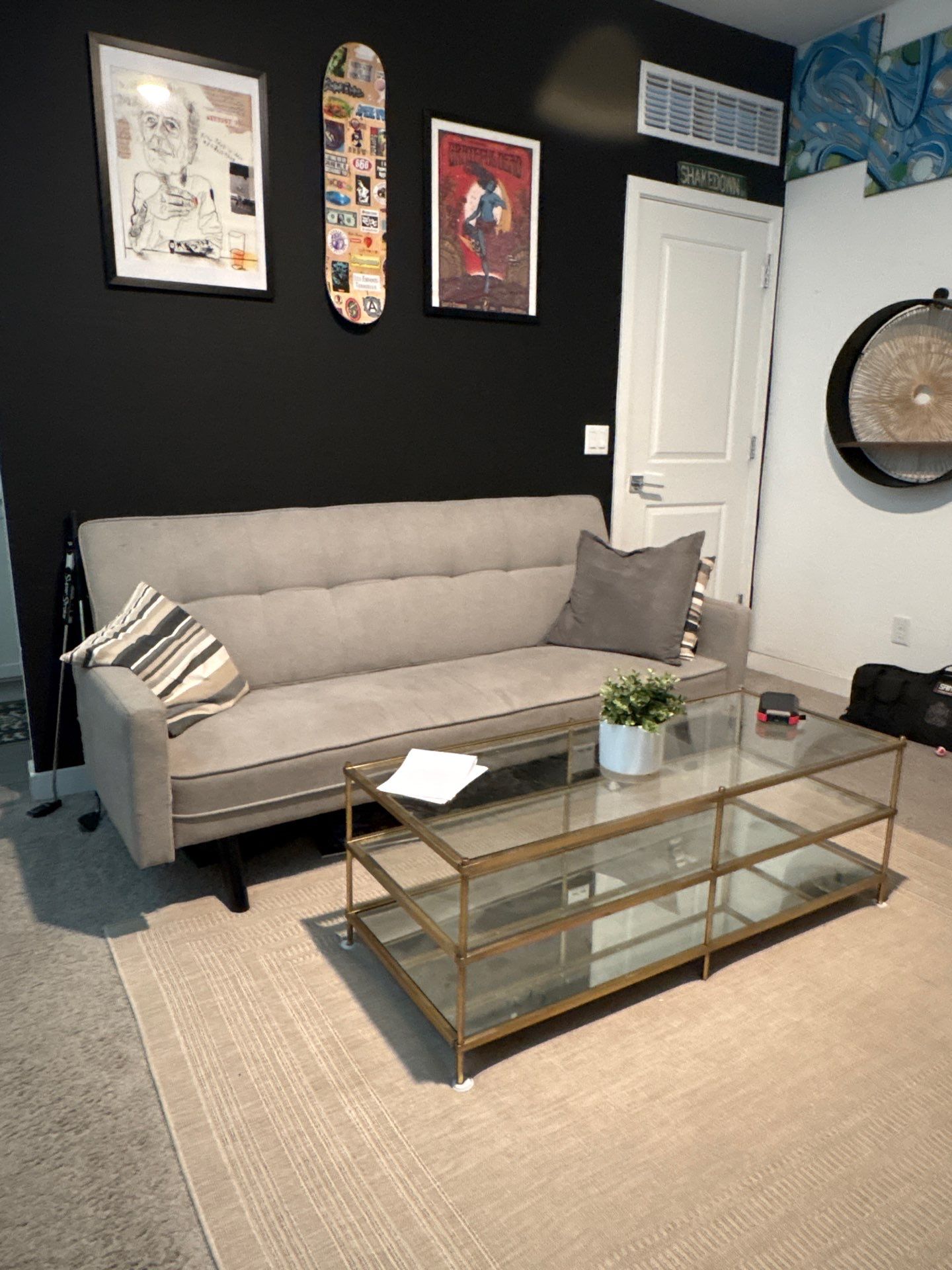 Living Room AV Update and Black Accent Wall in Buckeye by CompanyCam Sales Demo