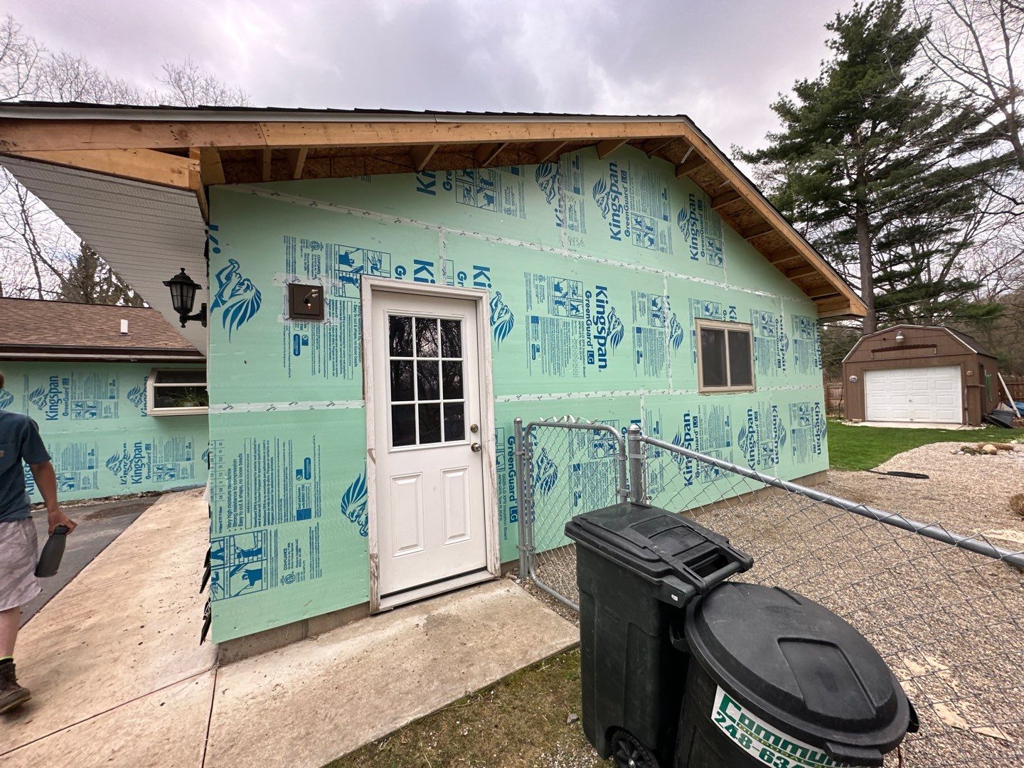 Siding Installation using Timbermill Forest Brown by 180 Contractors